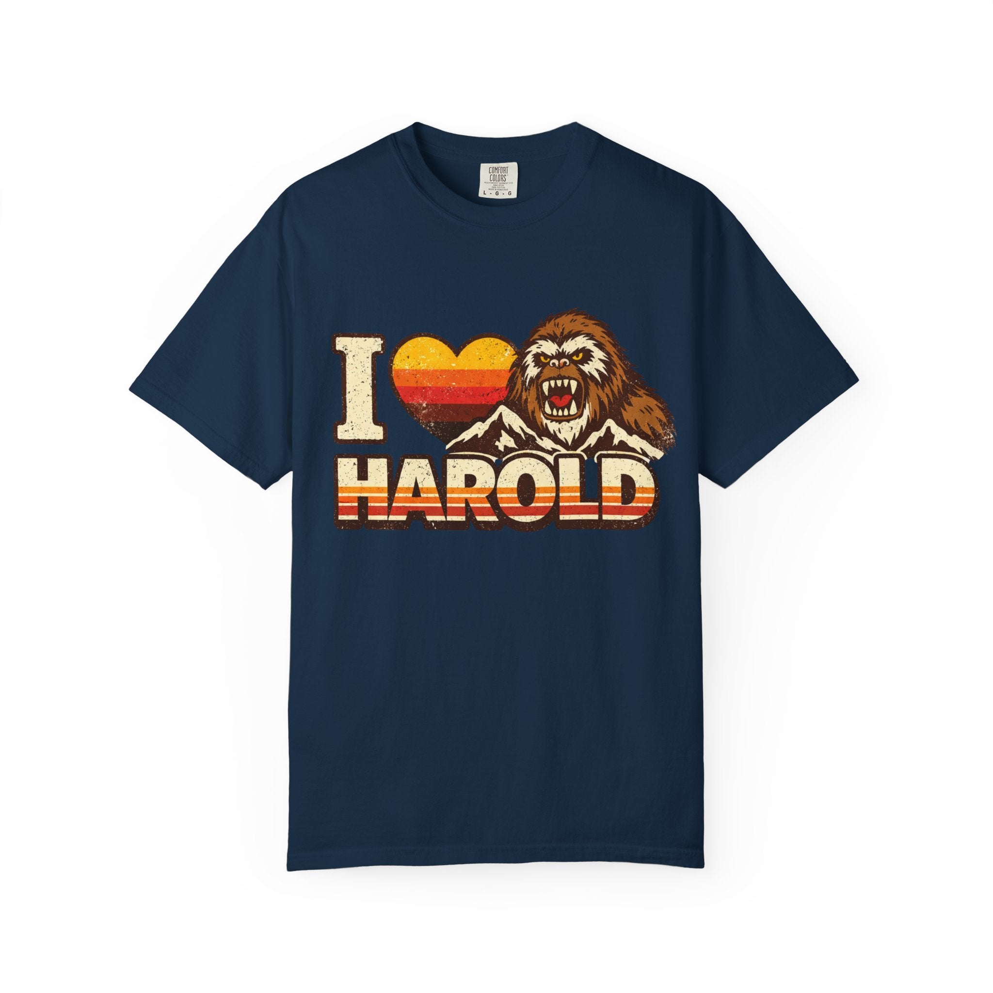 I Heart Harold T-Shirt — Retro Bigfoot/Sasquatch Graphic Tee