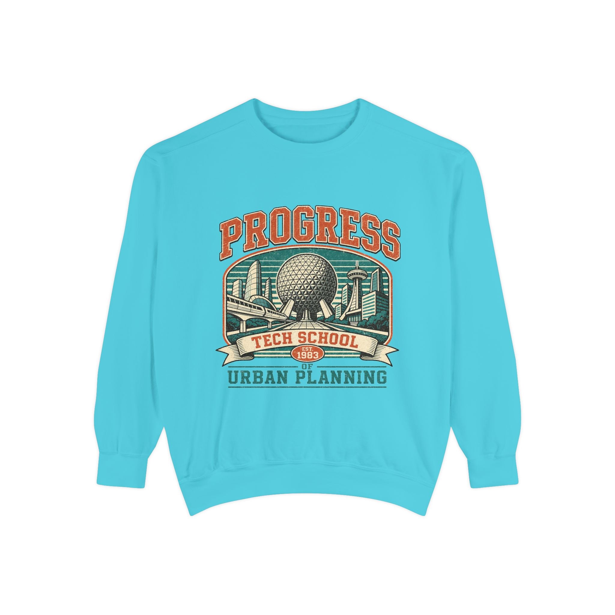 Copy of Urban Planning Tech School T-Shirt — "Progress" Vintage Campus Graphic Tee