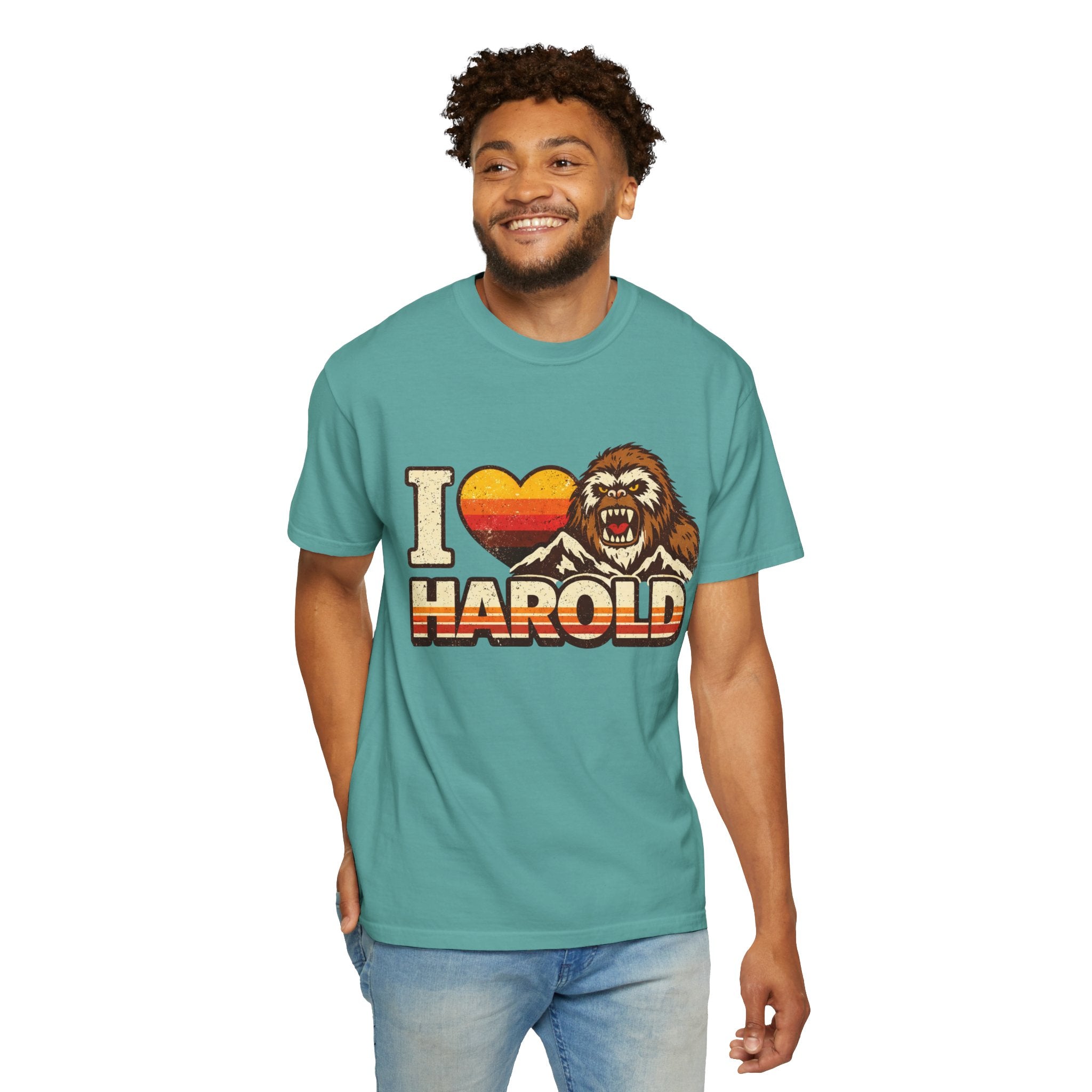 I Heart Harold T-Shirt — Retro Bigfoot/Sasquatch Graphic Tee