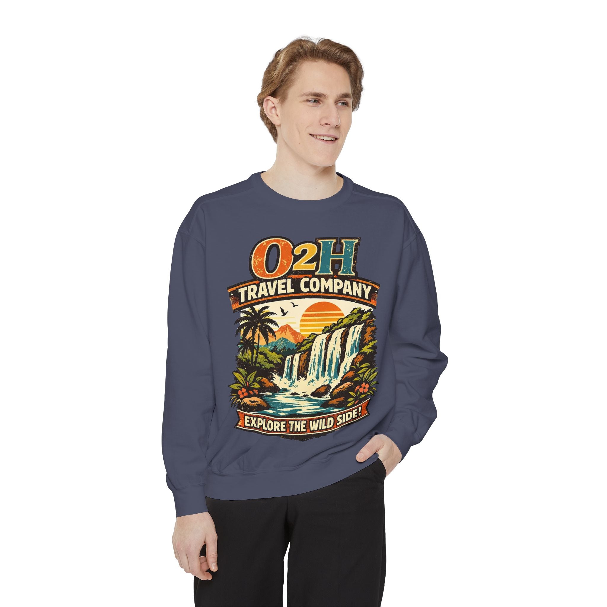 Travel Company Sweatshirt – "O2H Travel Company: Explore the Wild Side"