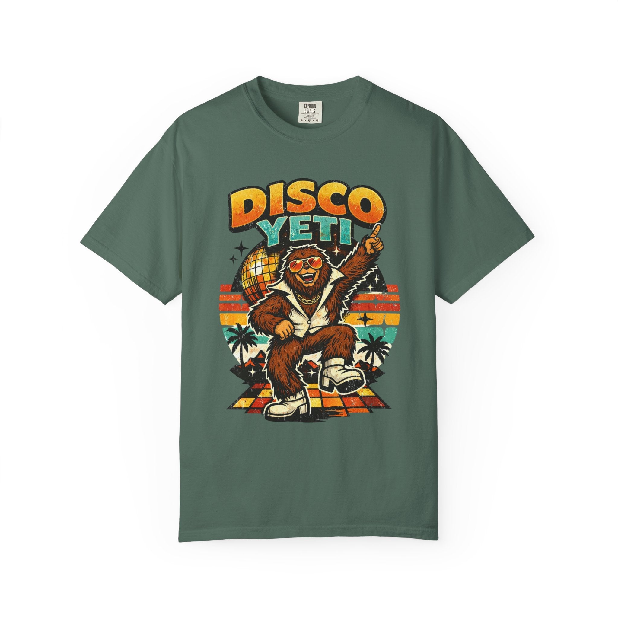Disco Yeti T-Shirt — Retro 70s Funk Graphic Tee