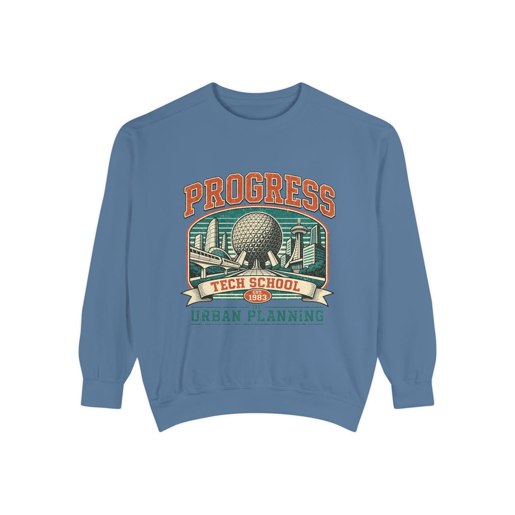 Copy of Urban Planning Tech School T-Shirt — "Progress" Vintage Campus Graphic Tee