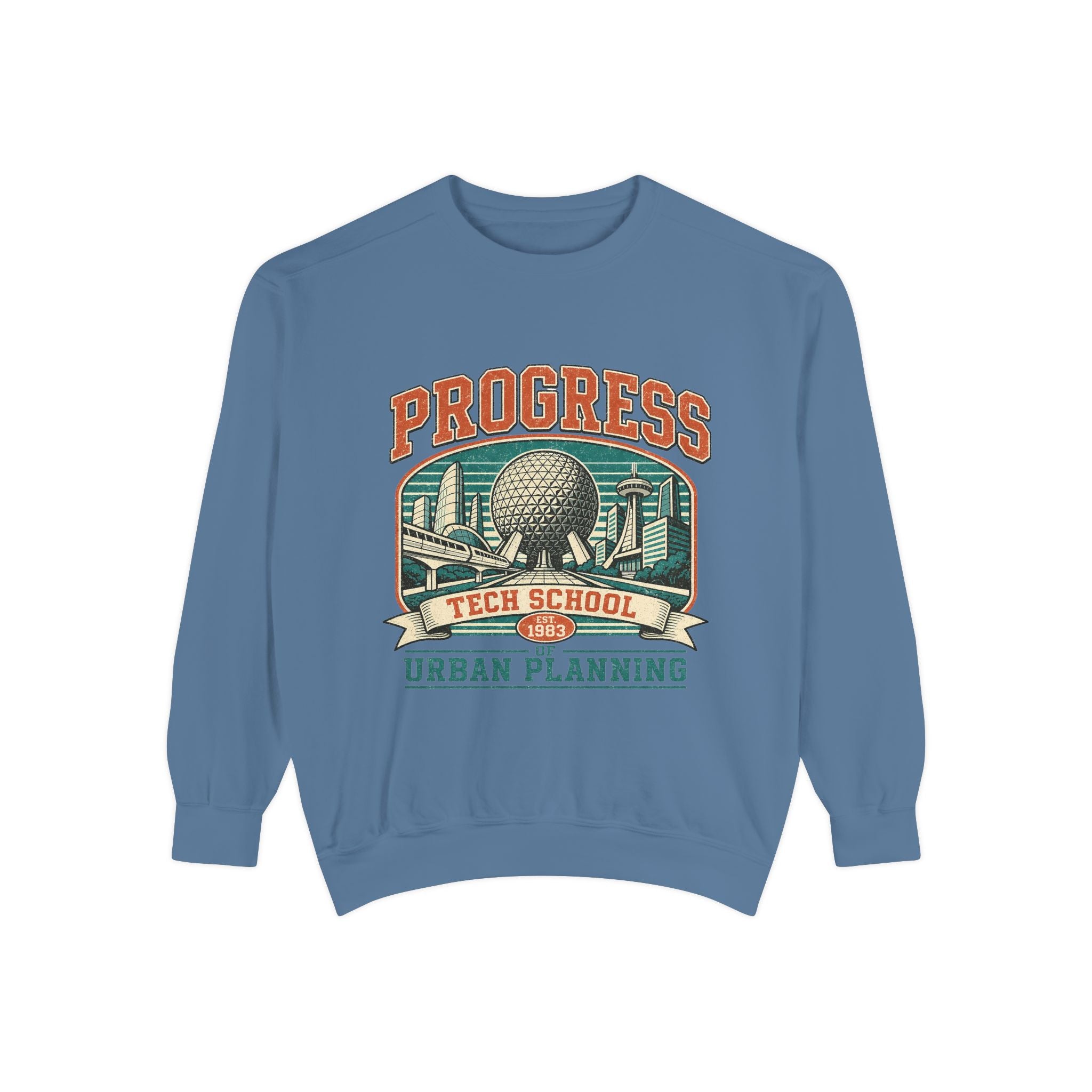Copy of Urban Planning Tech School T-Shirt — "Progress" Vintage Campus Graphic Tee