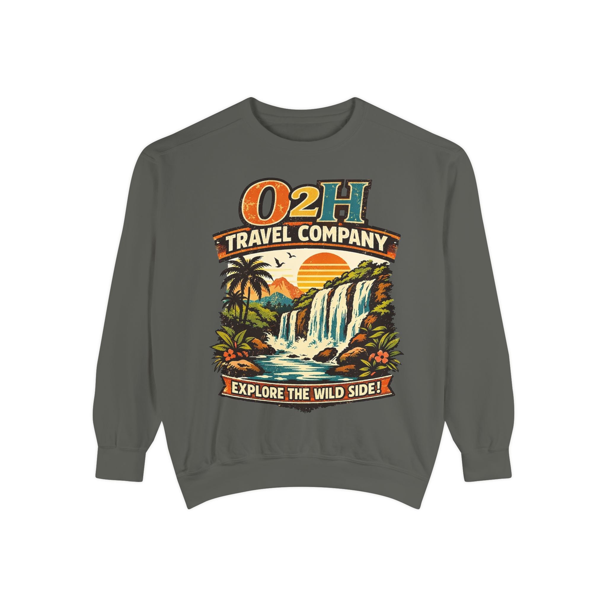 Travel Company Sweatshirt – "O2H Travel Company: Explore the Wild Side"