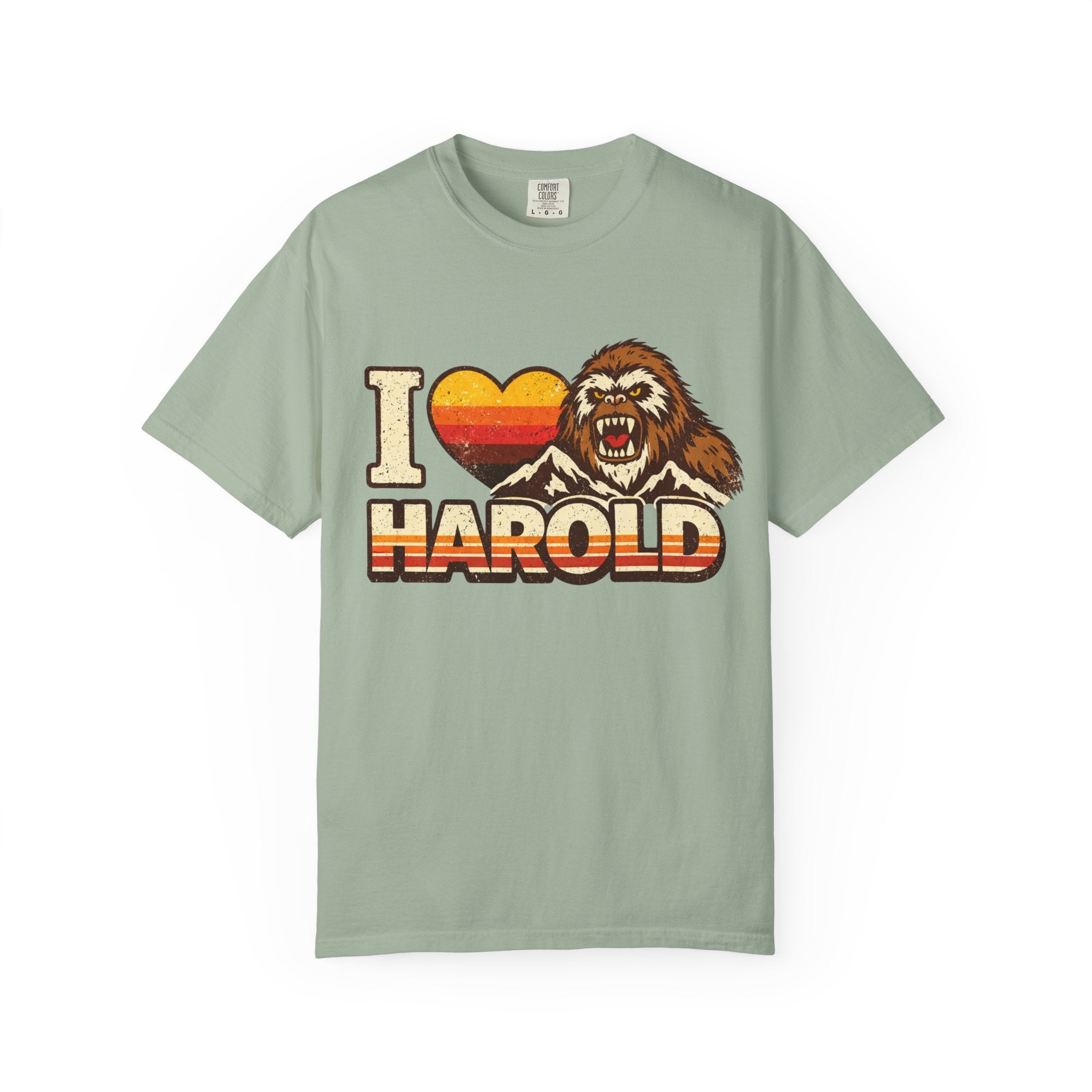 I Heart Harold T-Shirt — Retro Bigfoot/Sasquatch Graphic Tee