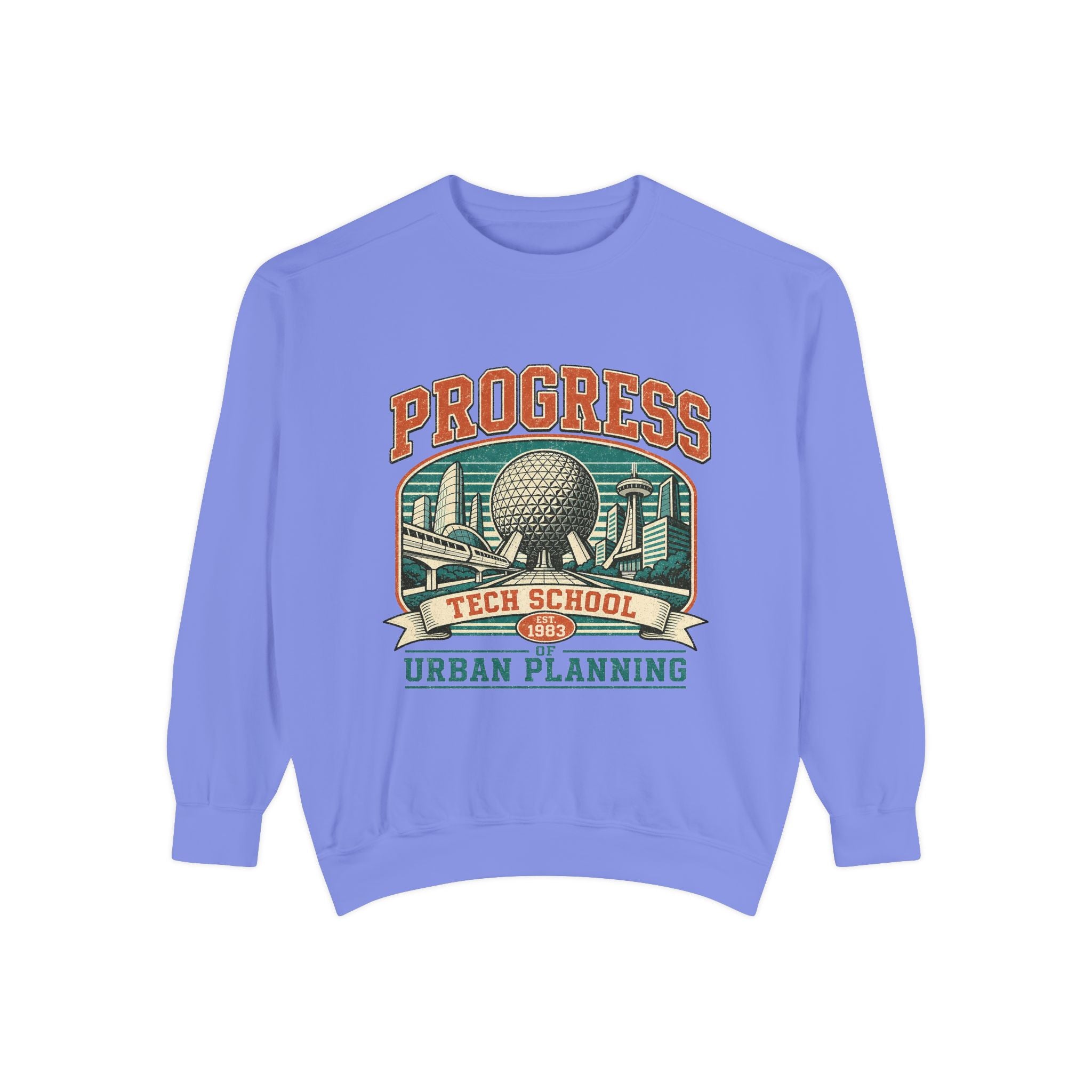 Copy of Urban Planning Tech School T-Shirt — "Progress" Vintage Campus Graphic Tee