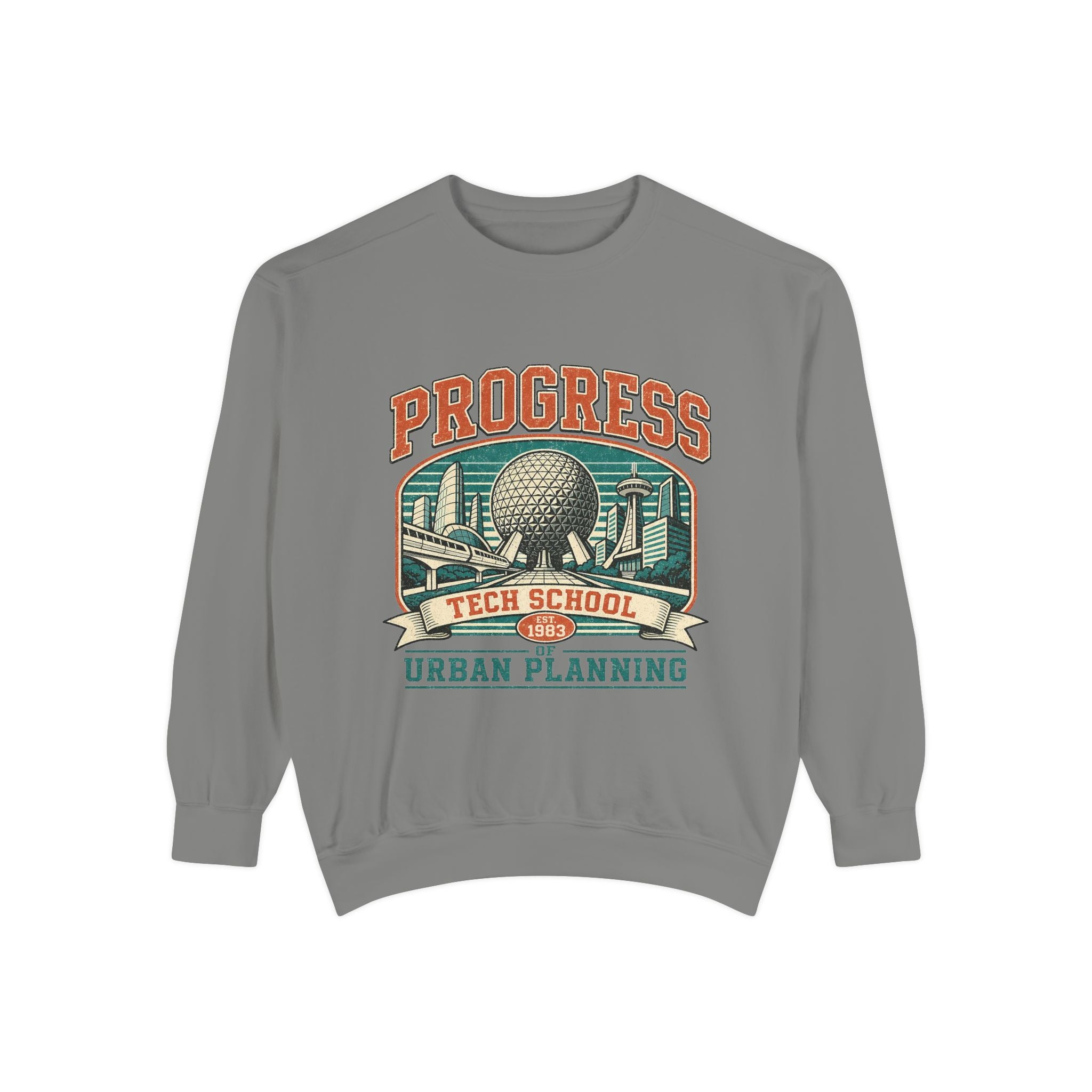 Copy of Urban Planning Tech School T-Shirt — "Progress" Vintage Campus Graphic Tee