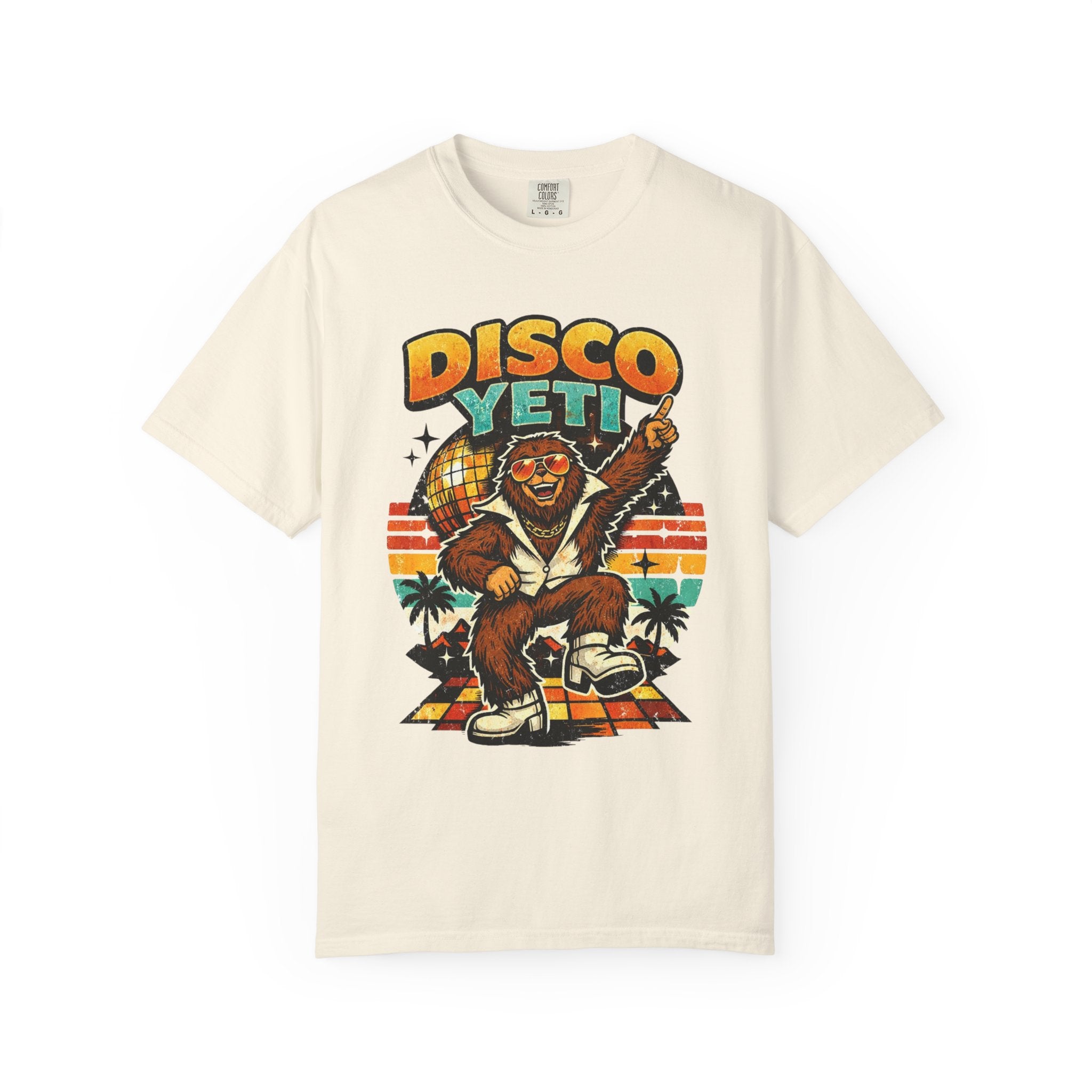 Disco Yeti T-Shirt — Retro 70s Funk Graphic Tee