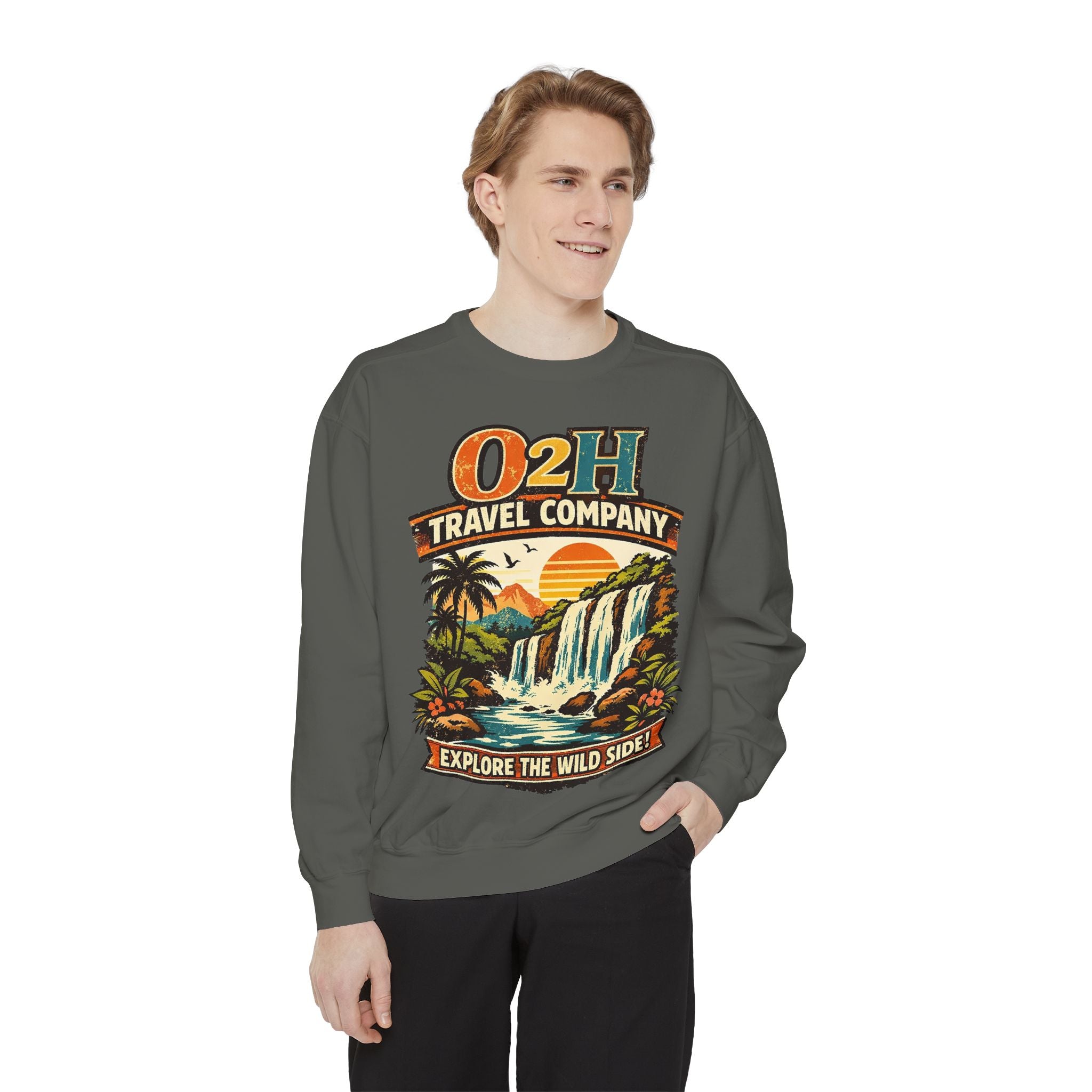 Travel Company Sweatshirt – "O2H Travel Company: Explore the Wild Side"