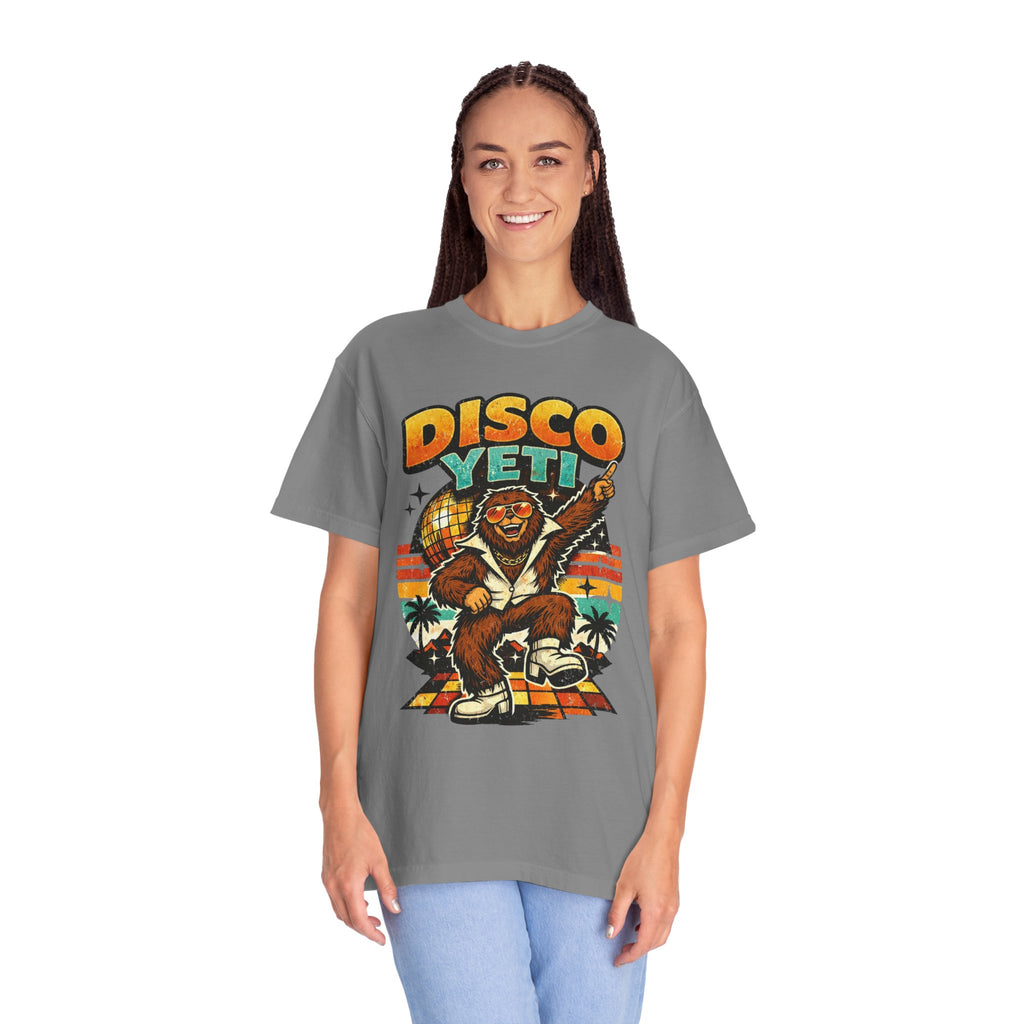 Disco Yeti T-Shirt — Retro 70s Funk Graphic Tee