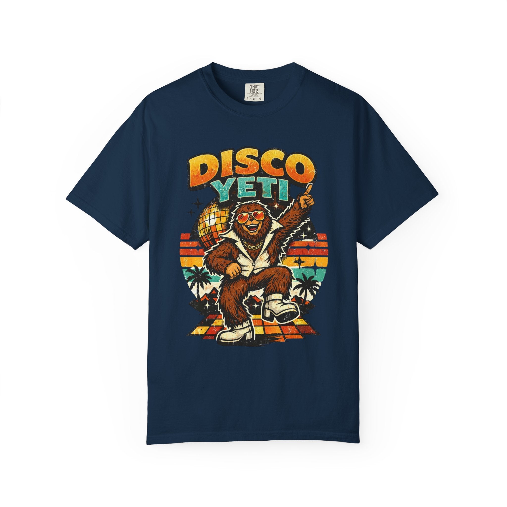 Disco Yeti T-Shirt — Retro 70s Funk Graphic Tee