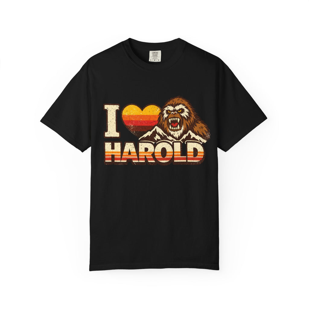 I Heart Harold T-Shirt — Retro Bigfoot/Sasquatch Graphic Tee