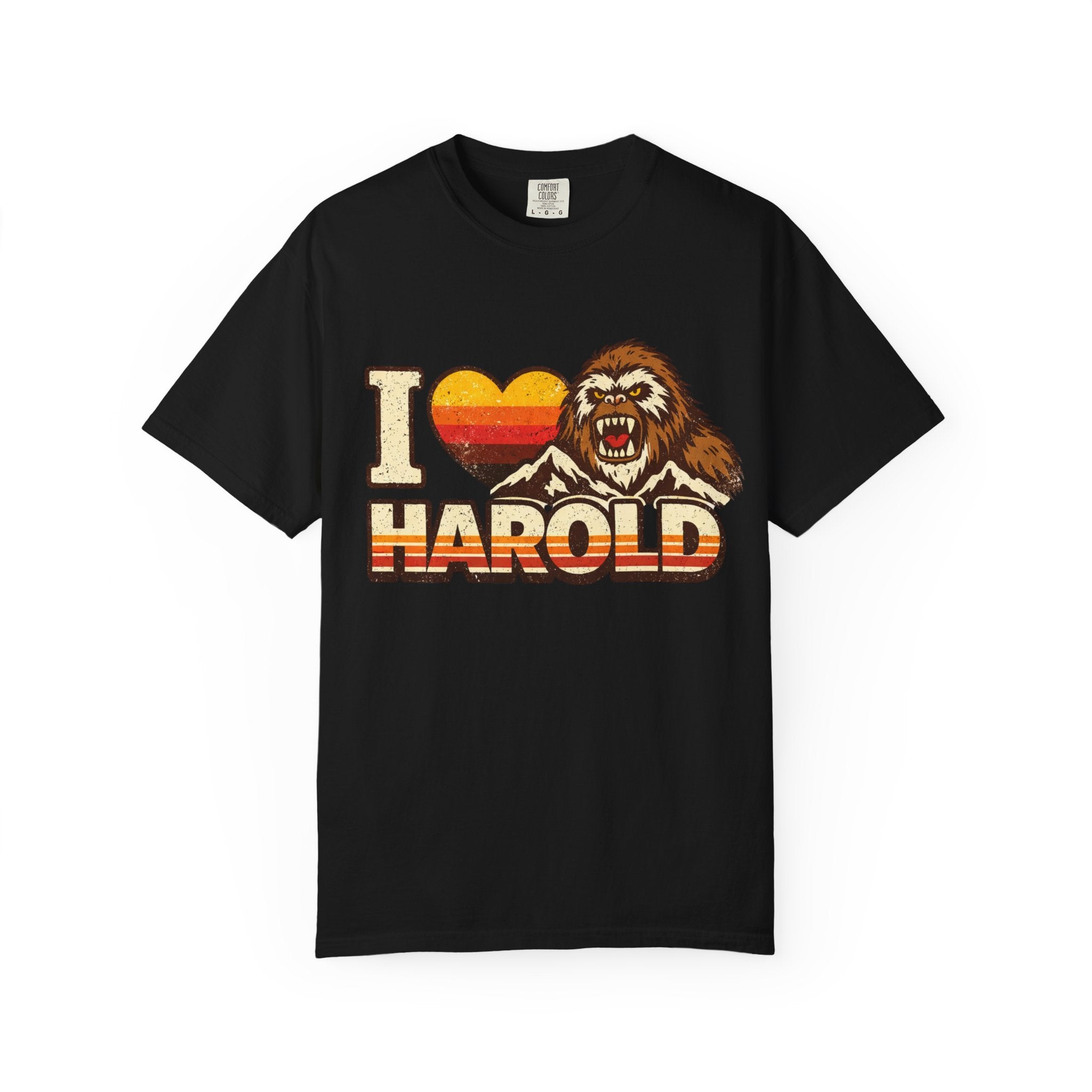 I Heart Harold T-Shirt — Retro Bigfoot/Sasquatch Graphic Tee