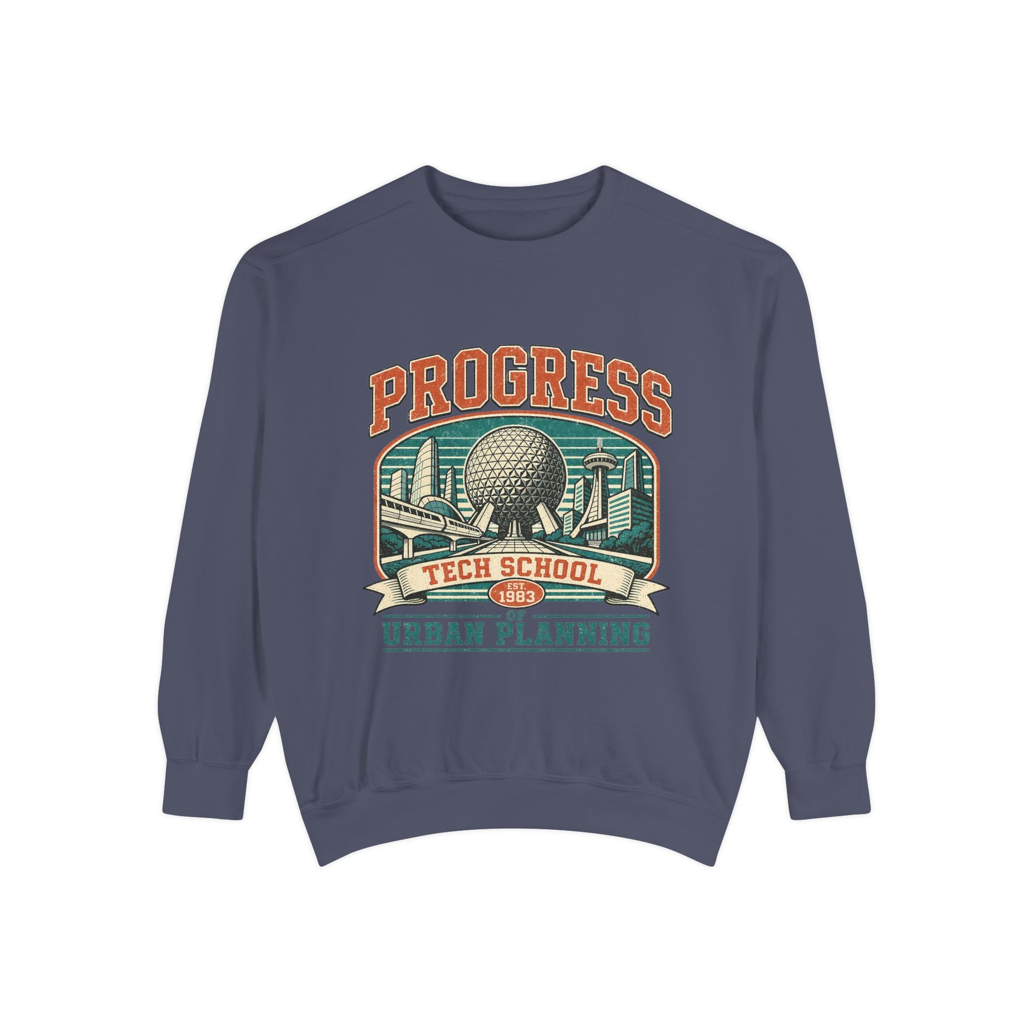 Copy of Urban Planning Tech School T-Shirt — "Progress" Vintage Campus Graphic Tee