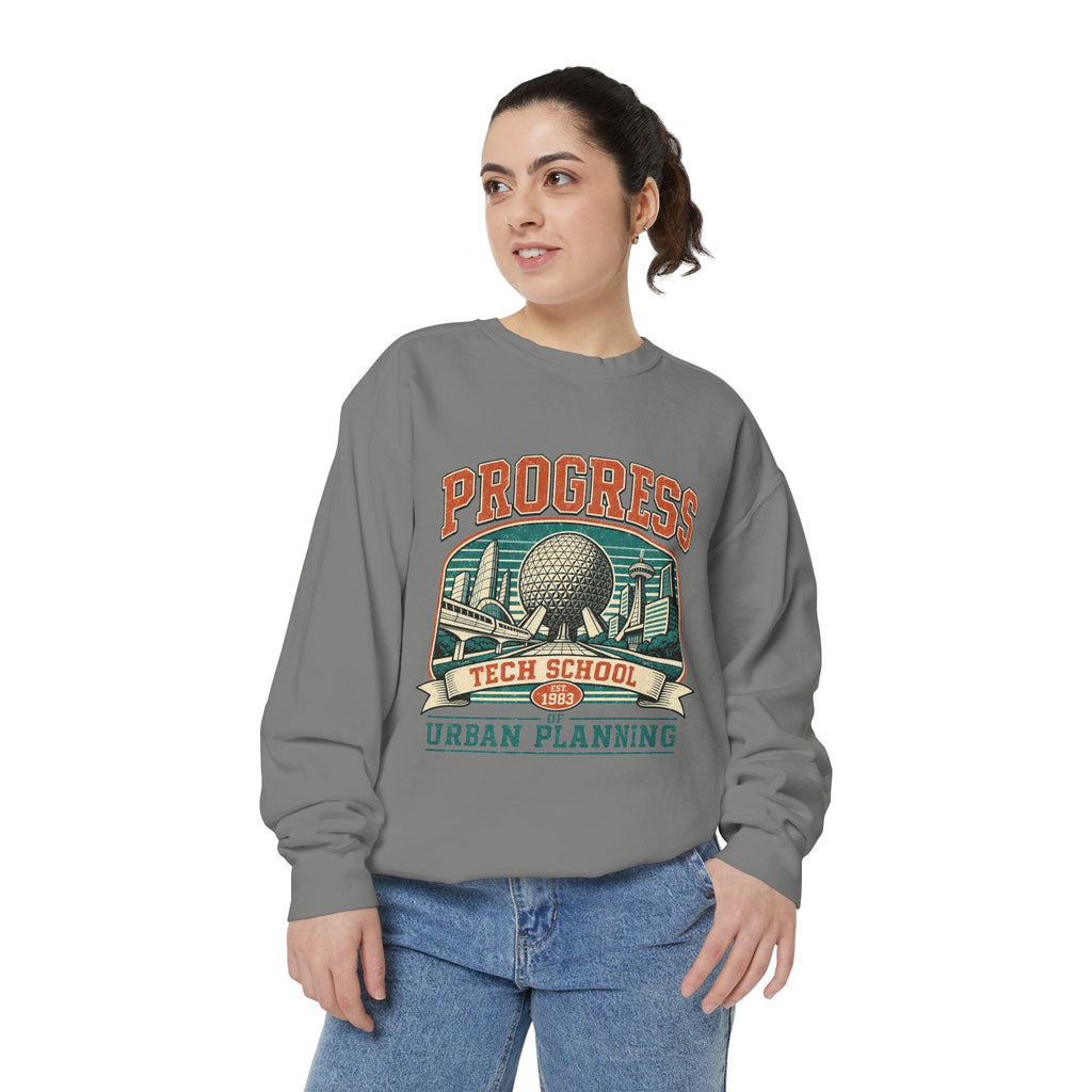Copy of Urban Planning Tech School T-Shirt — "Progress" Vintage Campus Graphic Tee