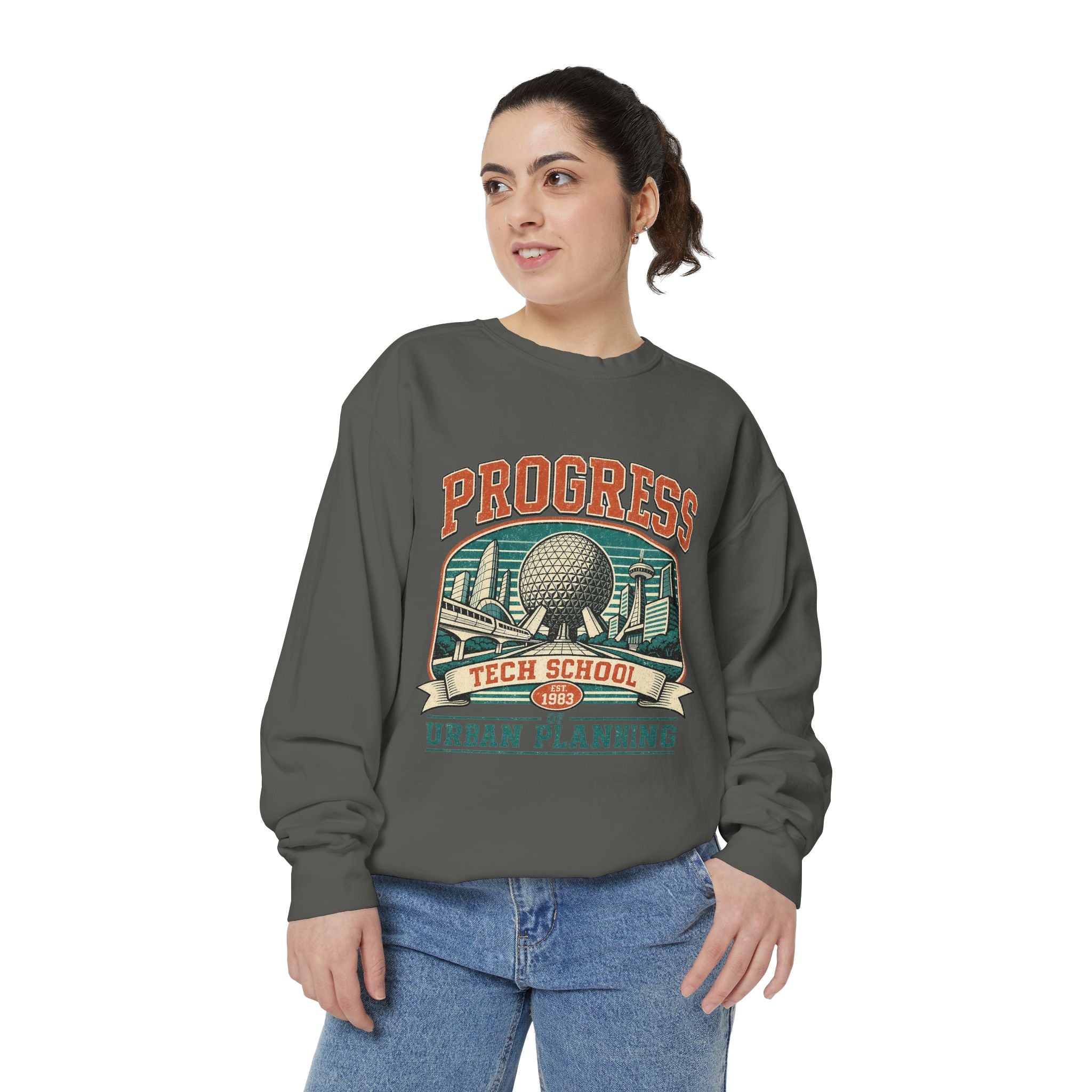 Copy of Urban Planning Tech School T-Shirt — "Progress" Vintage Campus Graphic Tee