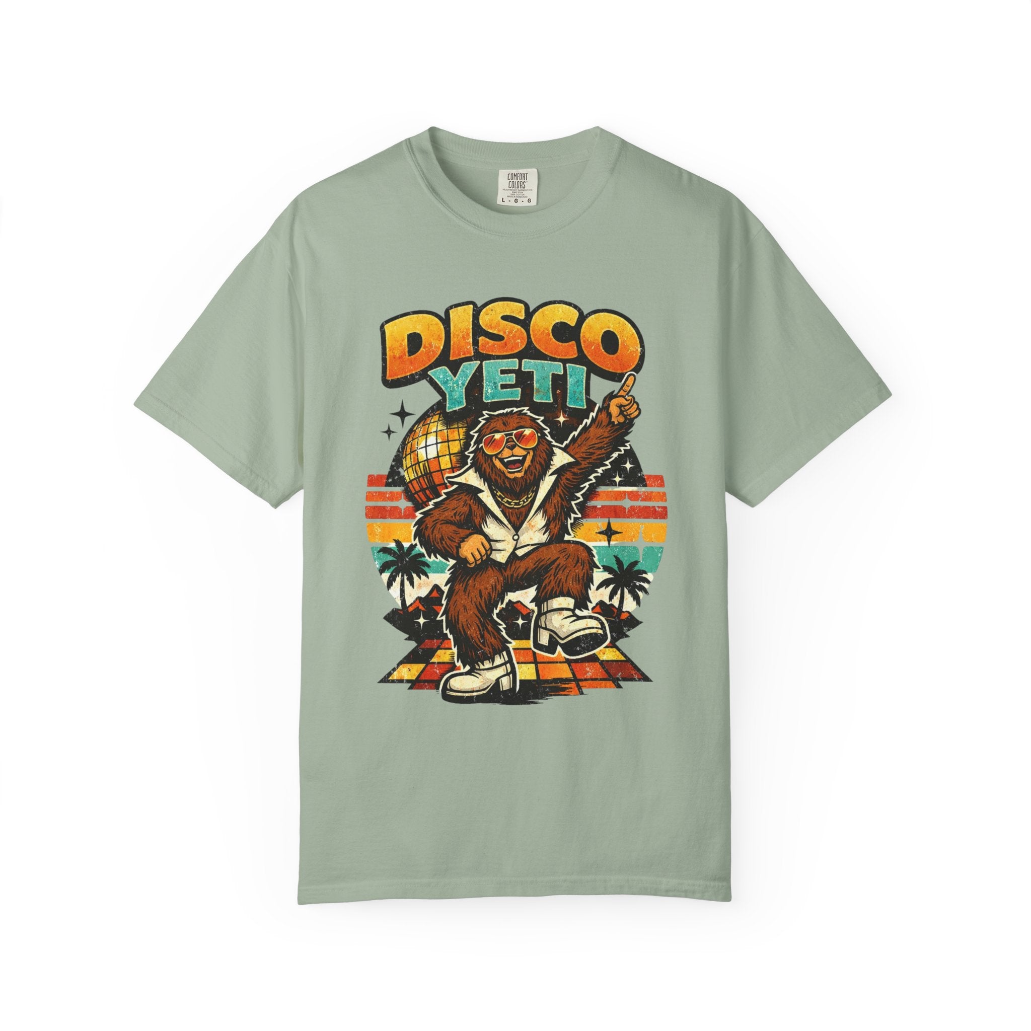 Disco Yeti T-Shirt — Retro 70s Funk Graphic Tee