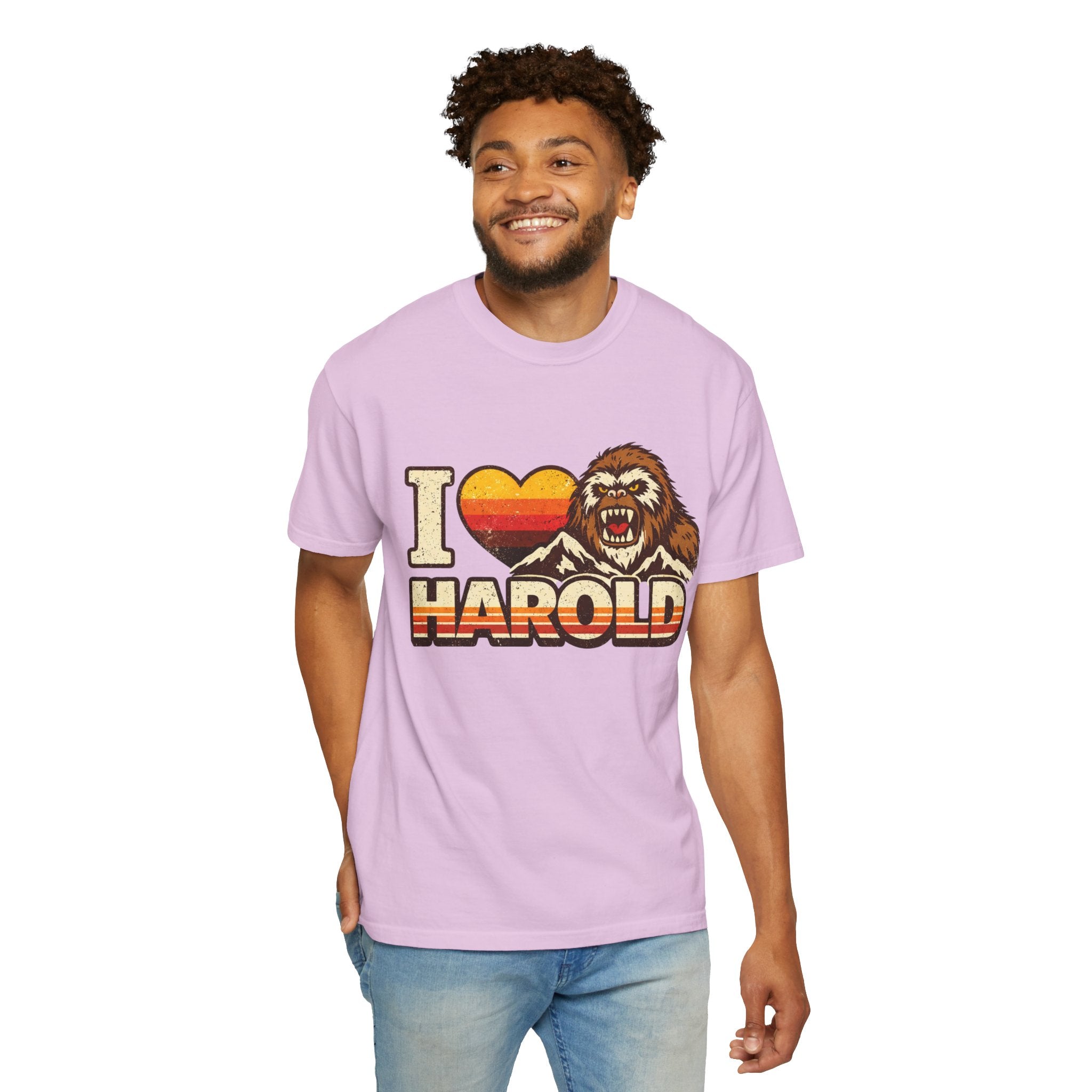 I Heart Harold T-Shirt — Retro Bigfoot/Sasquatch Graphic Tee
