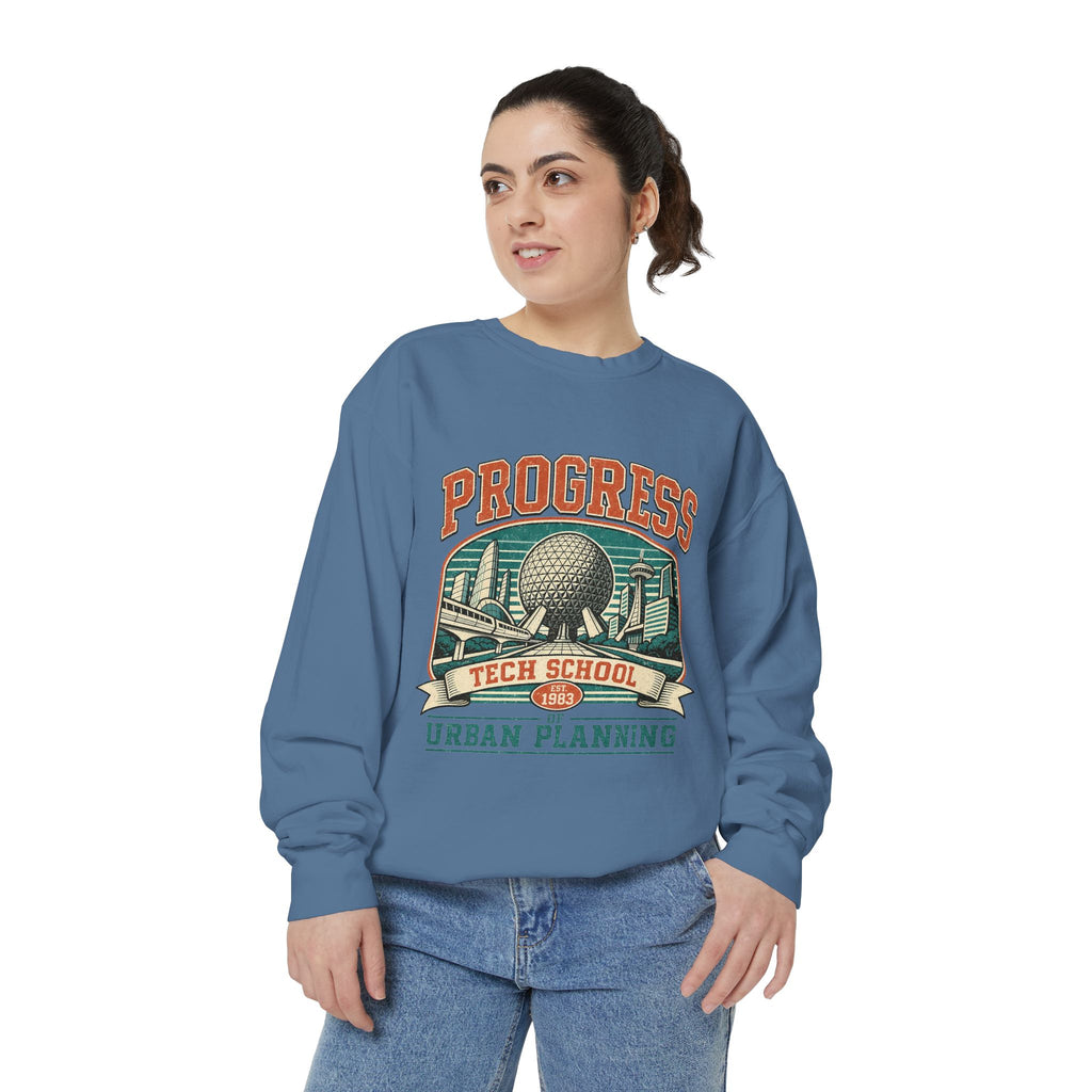 Copy of Urban Planning Tech School T-Shirt — "Progress" Vintage Campus Graphic Tee