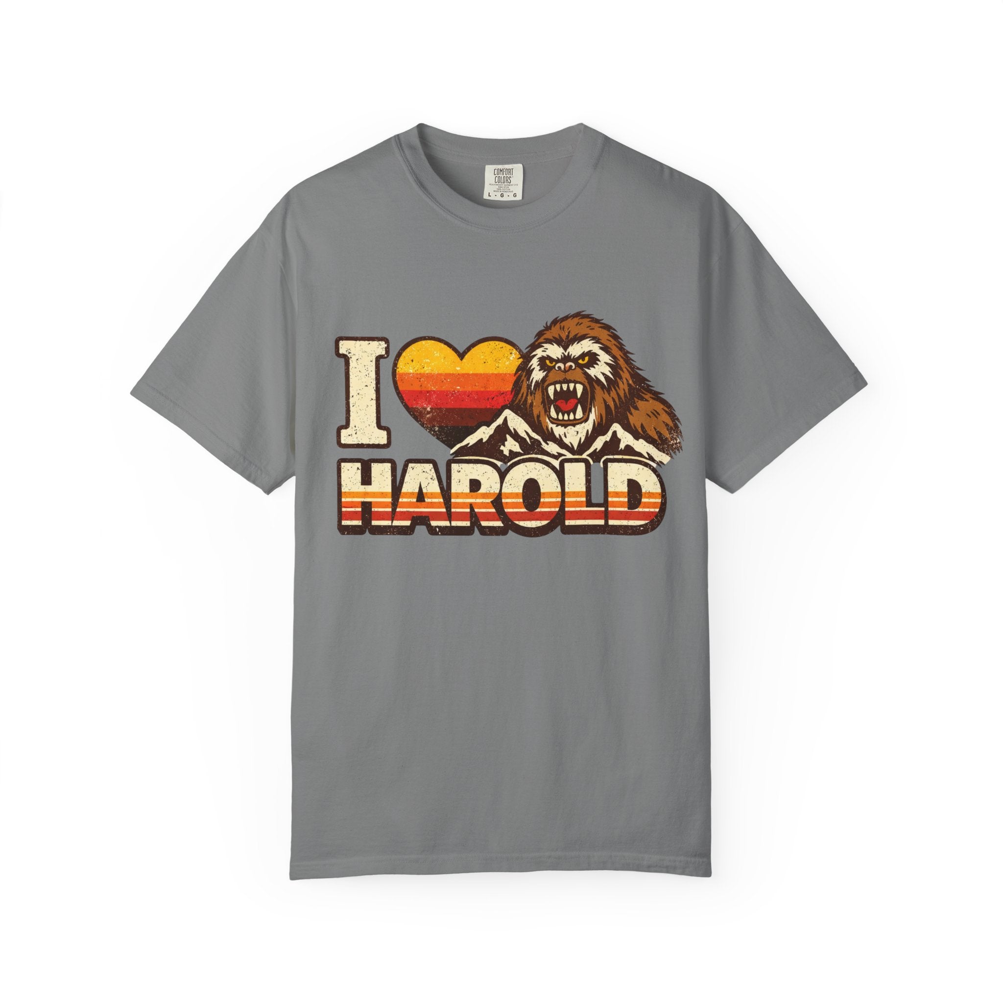 I Heart Harold T-Shirt — Retro Bigfoot/Sasquatch Graphic Tee