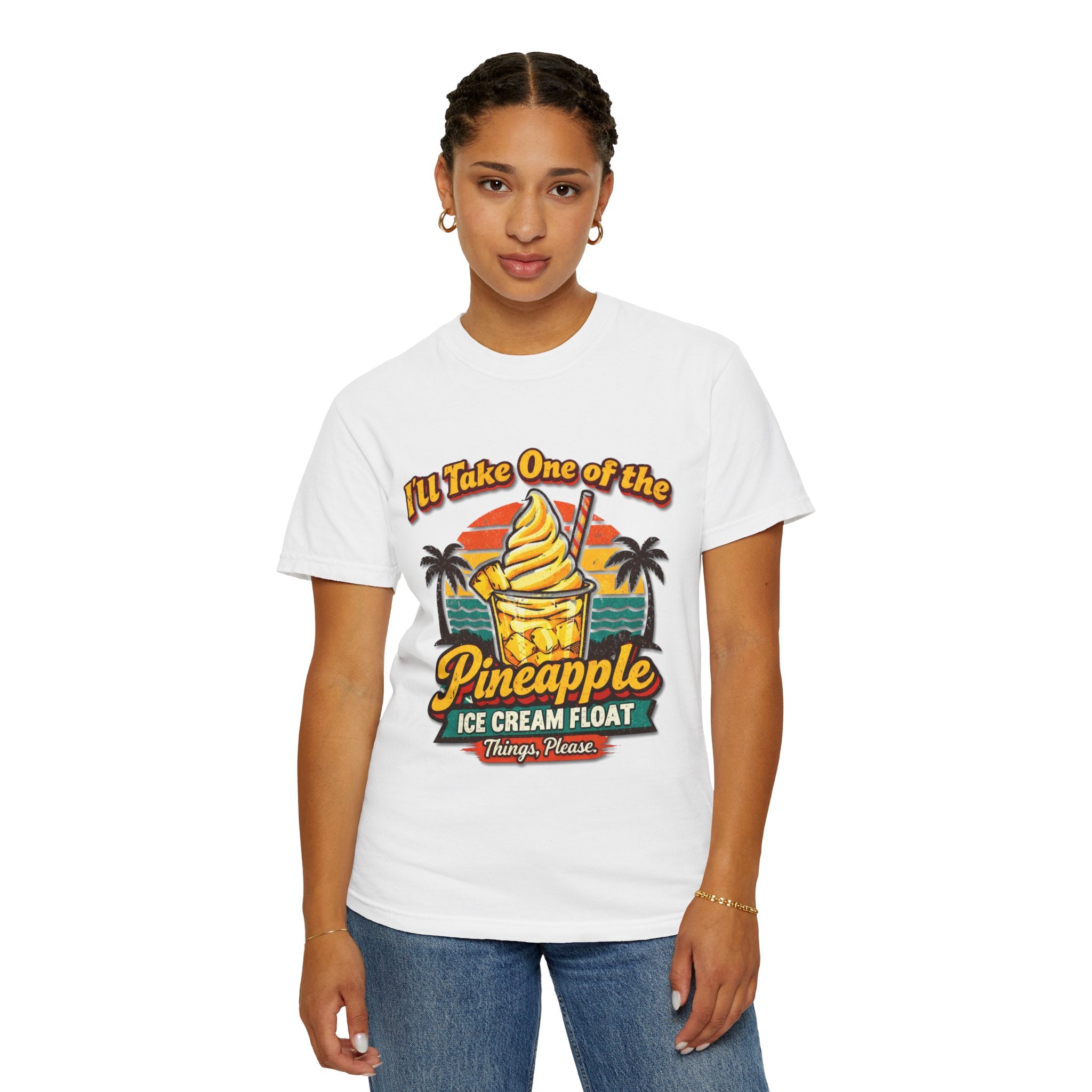 Pineapple Ice Cream Float T‑Shirt — "I'll Take One of the Pineapple Ice Cream Float" Tropical Tee