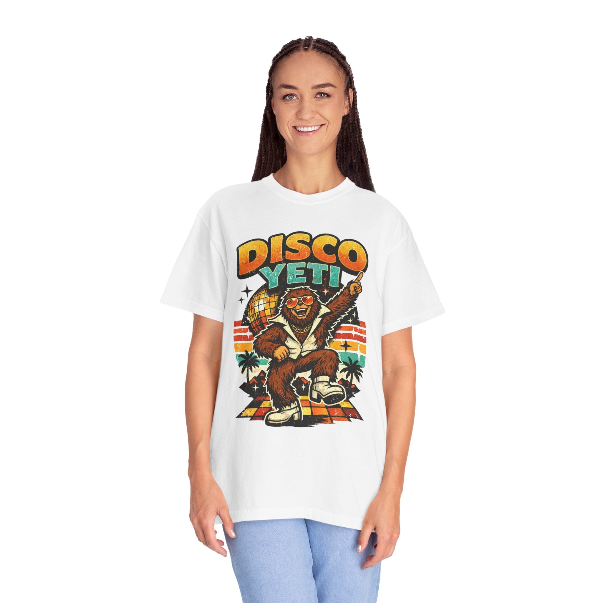 Disco Yeti T-Shirt — Retro 70s Funk Graphic Tee