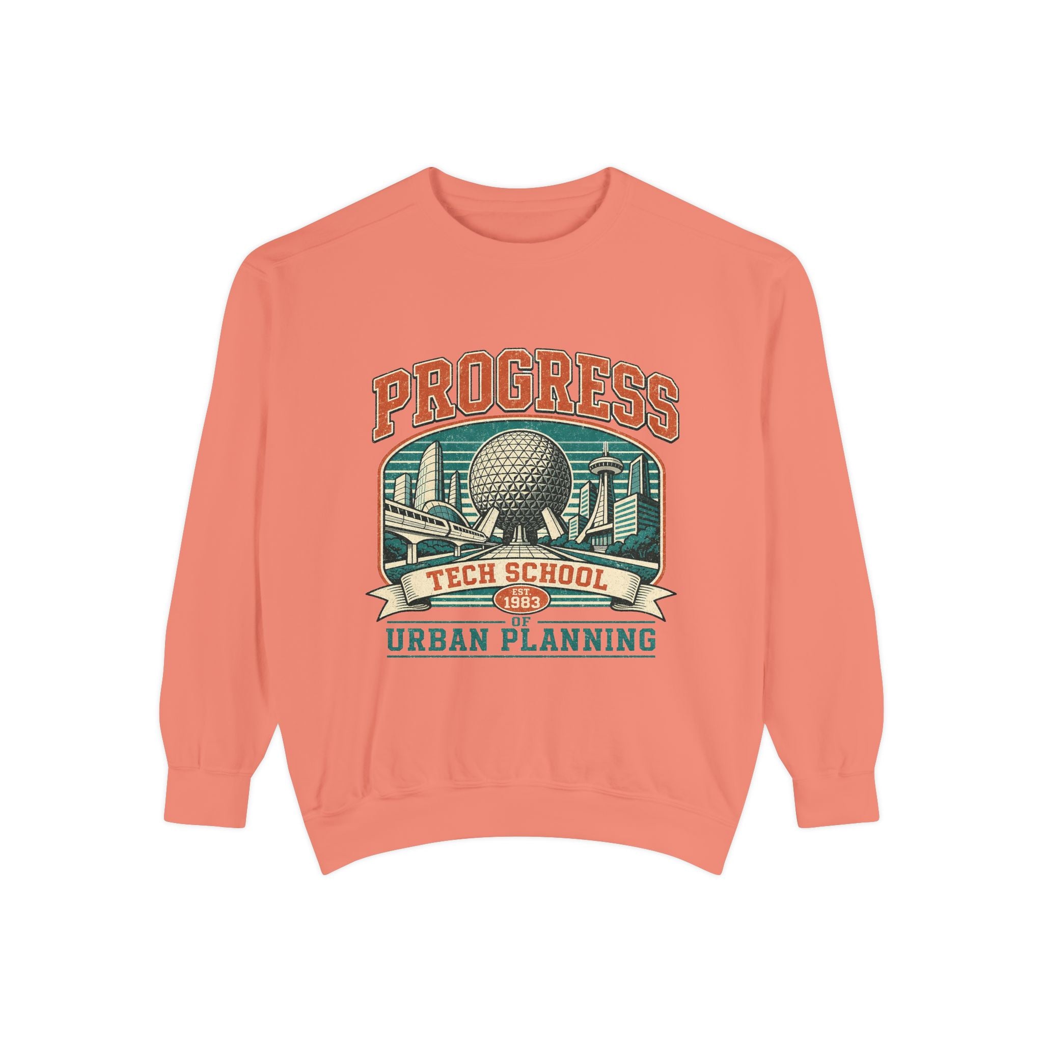 Copy of Urban Planning Tech School T-Shirt — "Progress" Vintage Campus Graphic Tee