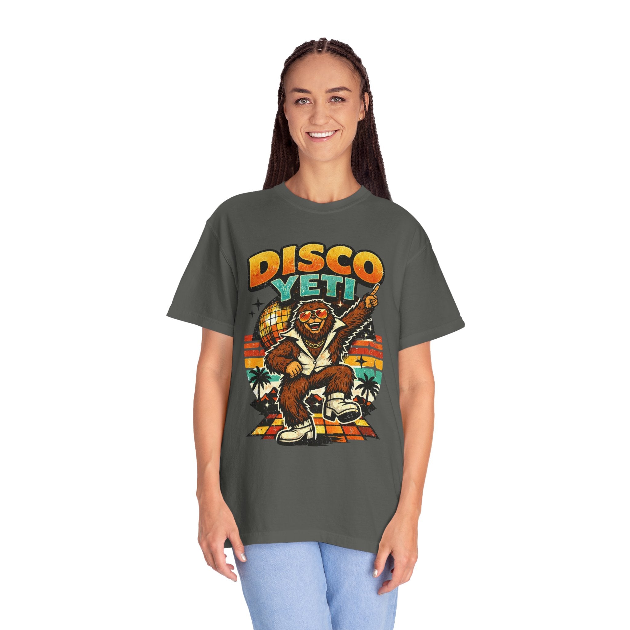 Disco Yeti T-Shirt — Retro 70s Funk Graphic Tee