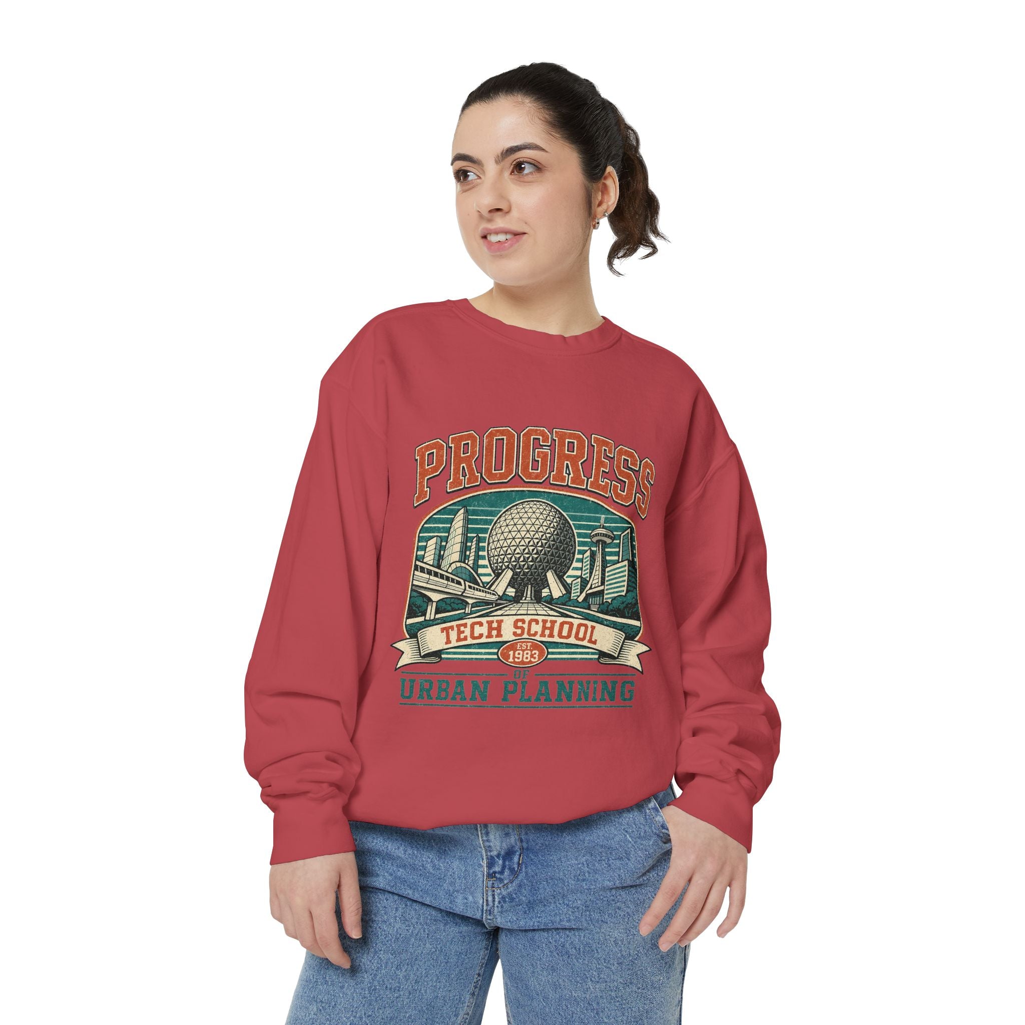 Copy of Urban Planning Tech School T-Shirt — "Progress" Vintage Campus Graphic Tee