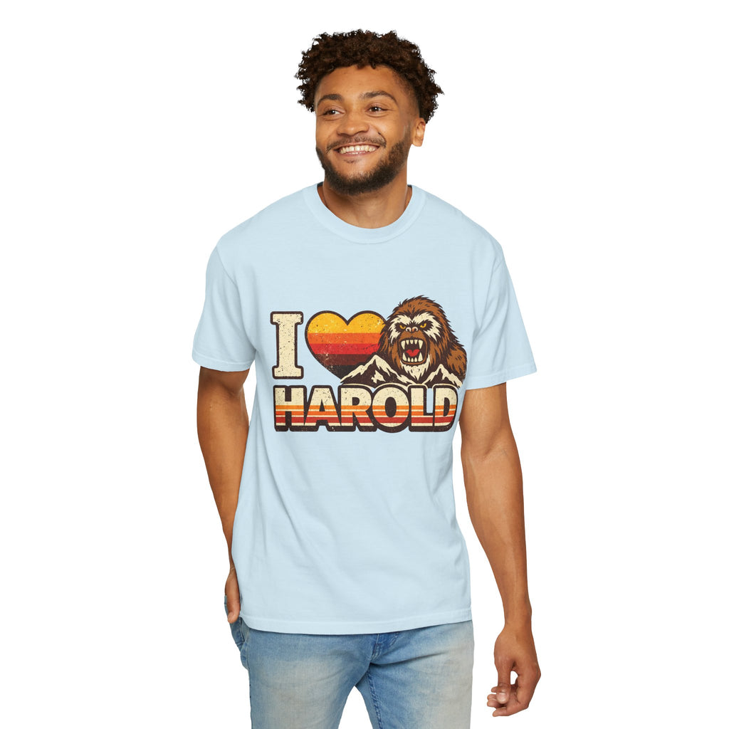 I Heart Harold T-Shirt — Retro Bigfoot/Sasquatch Graphic Tee
