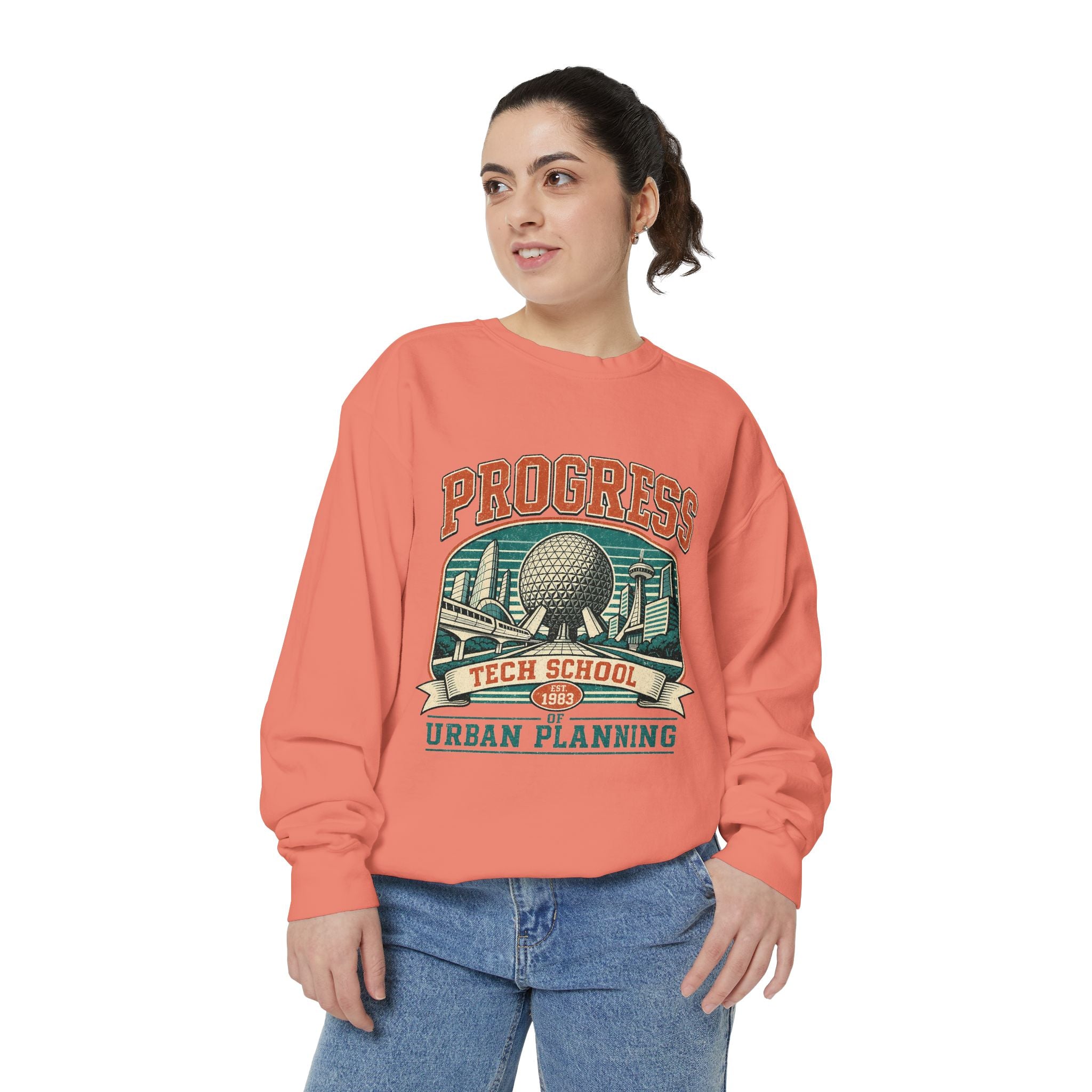 Copy of Urban Planning Tech School T-Shirt — "Progress" Vintage Campus Graphic Tee