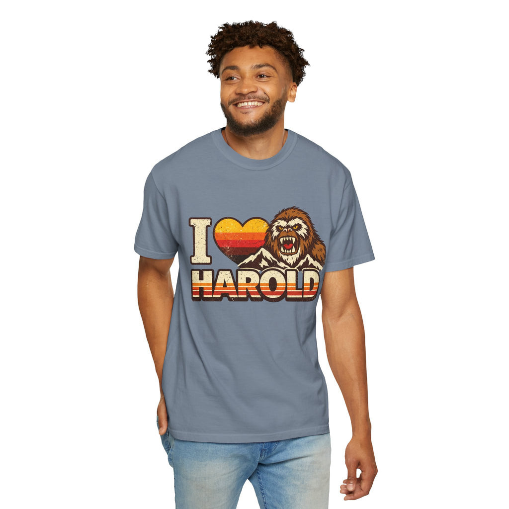 I Heart Harold T-Shirt — Retro Bigfoot/Sasquatch Graphic Tee
