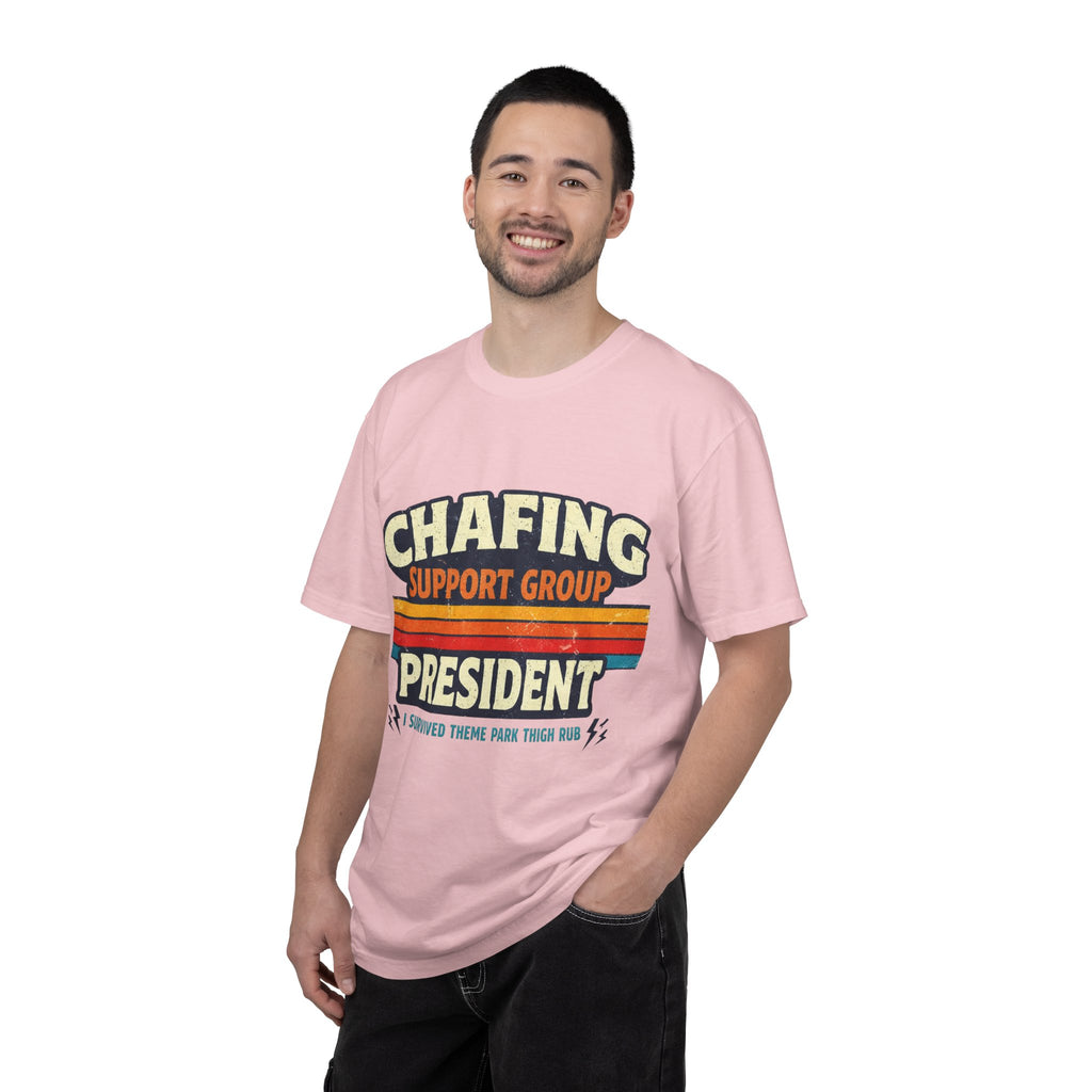 Chafing Support Group President T-Shirt — Funny Running/Marathon Recovery Tee