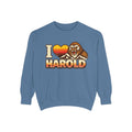 I Heart Harold Retro Sweatshirt — Vintage Mountain Sasquatch Crewneck