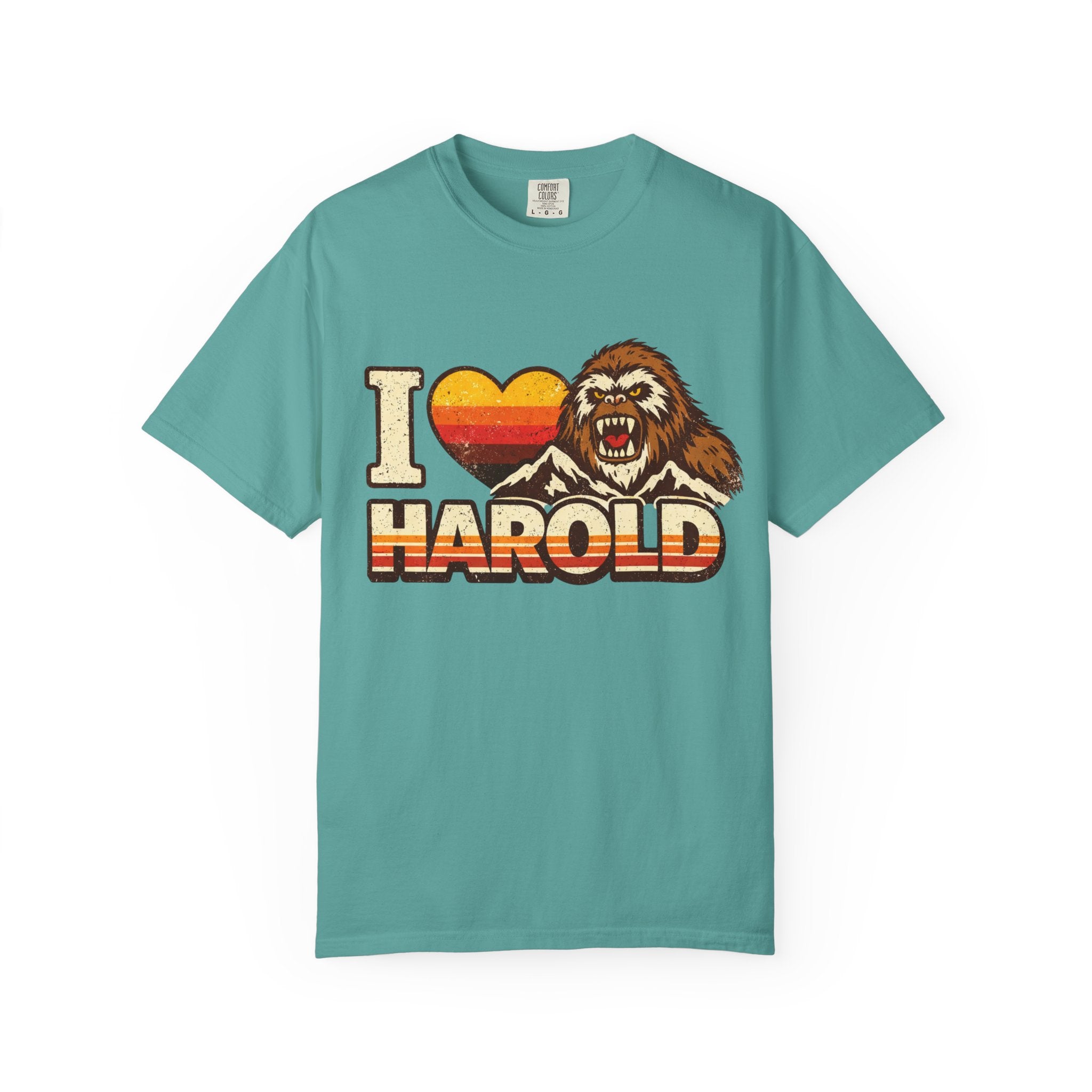 I Heart Harold T-Shirt — Retro Bigfoot/Sasquatch Graphic Tee