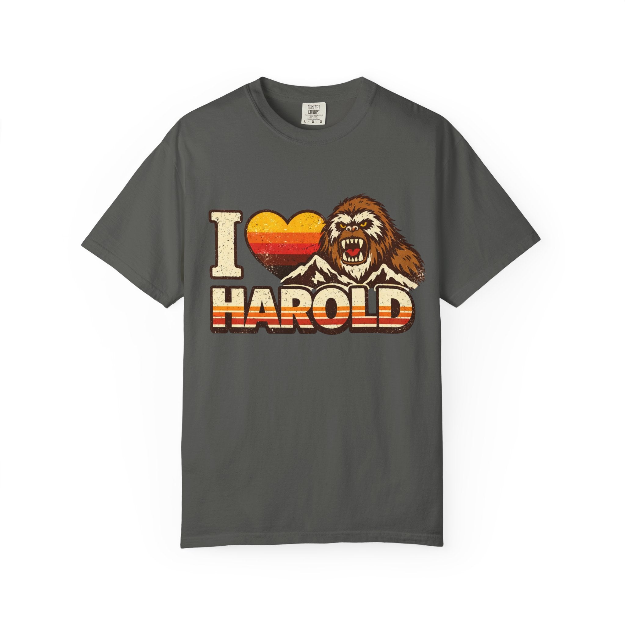 I Heart Harold T-Shirt — Retro Bigfoot/Sasquatch Graphic Tee