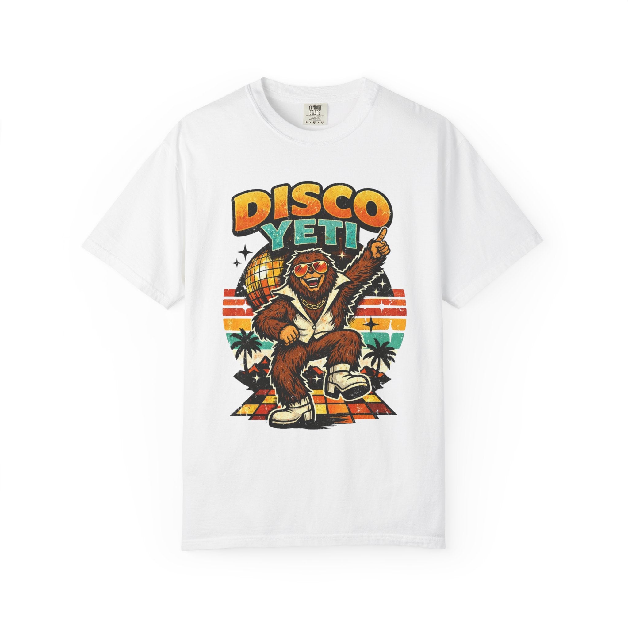 Disco Yeti T-Shirt — Retro 70s Funk Graphic Tee