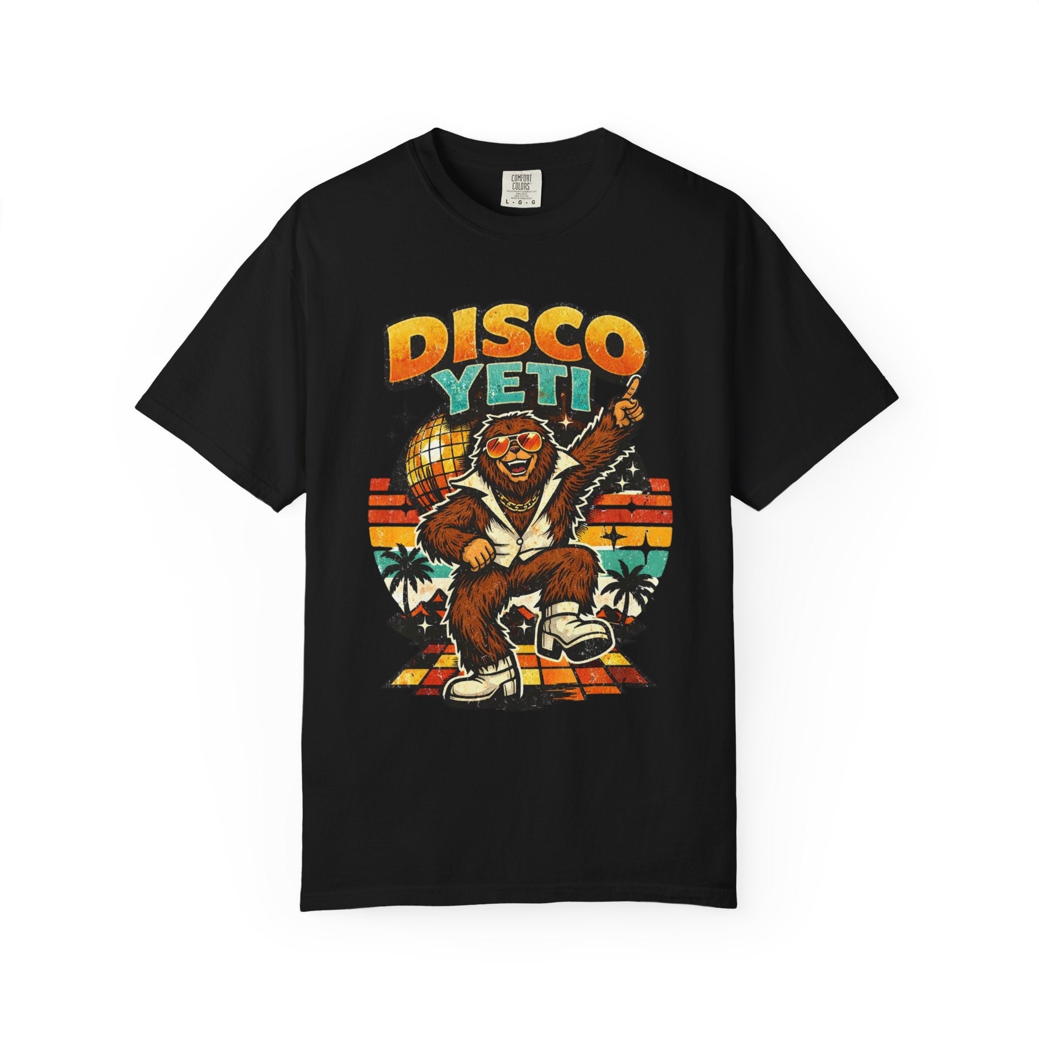 Disco Yeti T-Shirt — Retro 70s Funk Graphic Tee