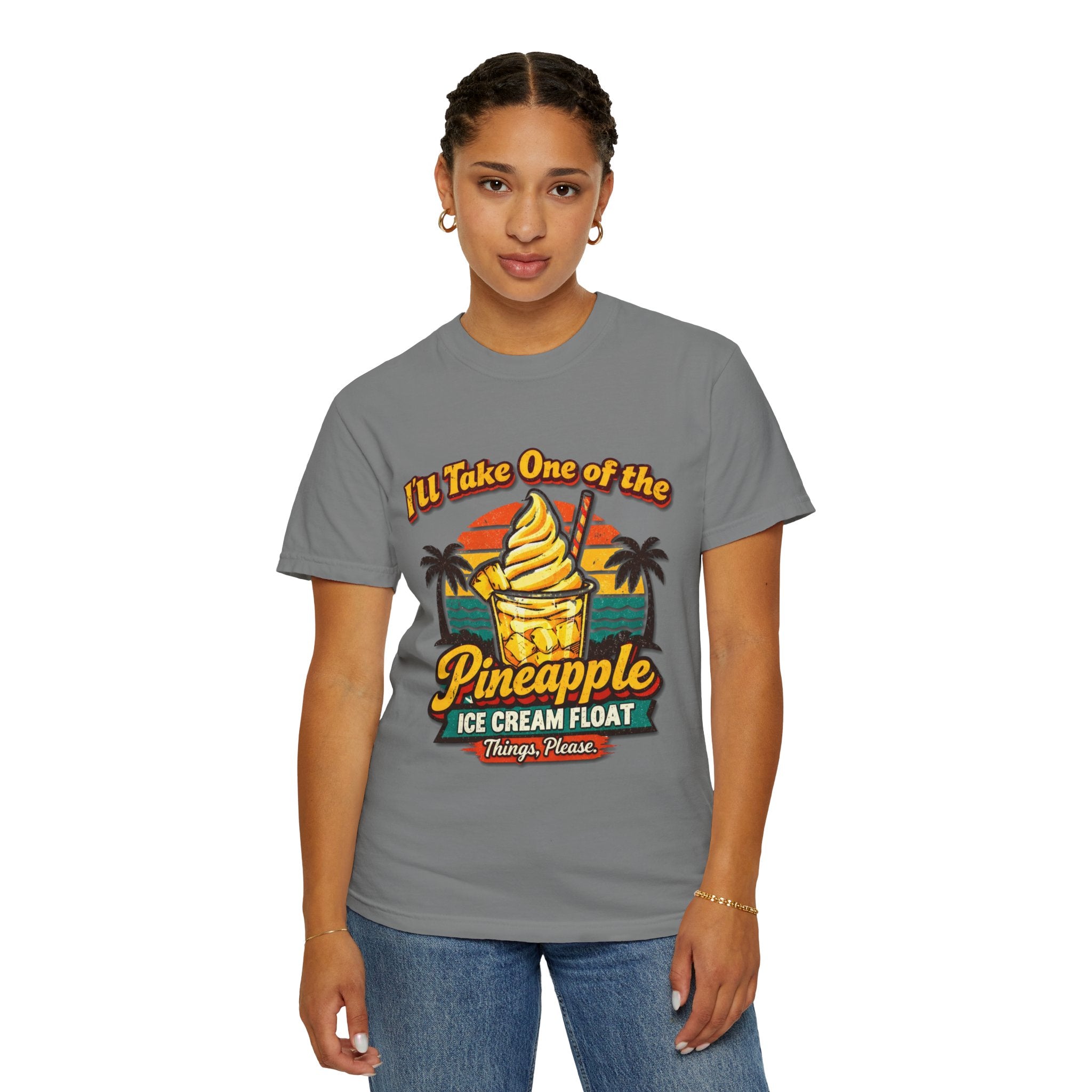 Pineapple Ice Cream Float T‑Shirt — "I'll Take One of the Pineapple Ice Cream Float" Tropical Tee