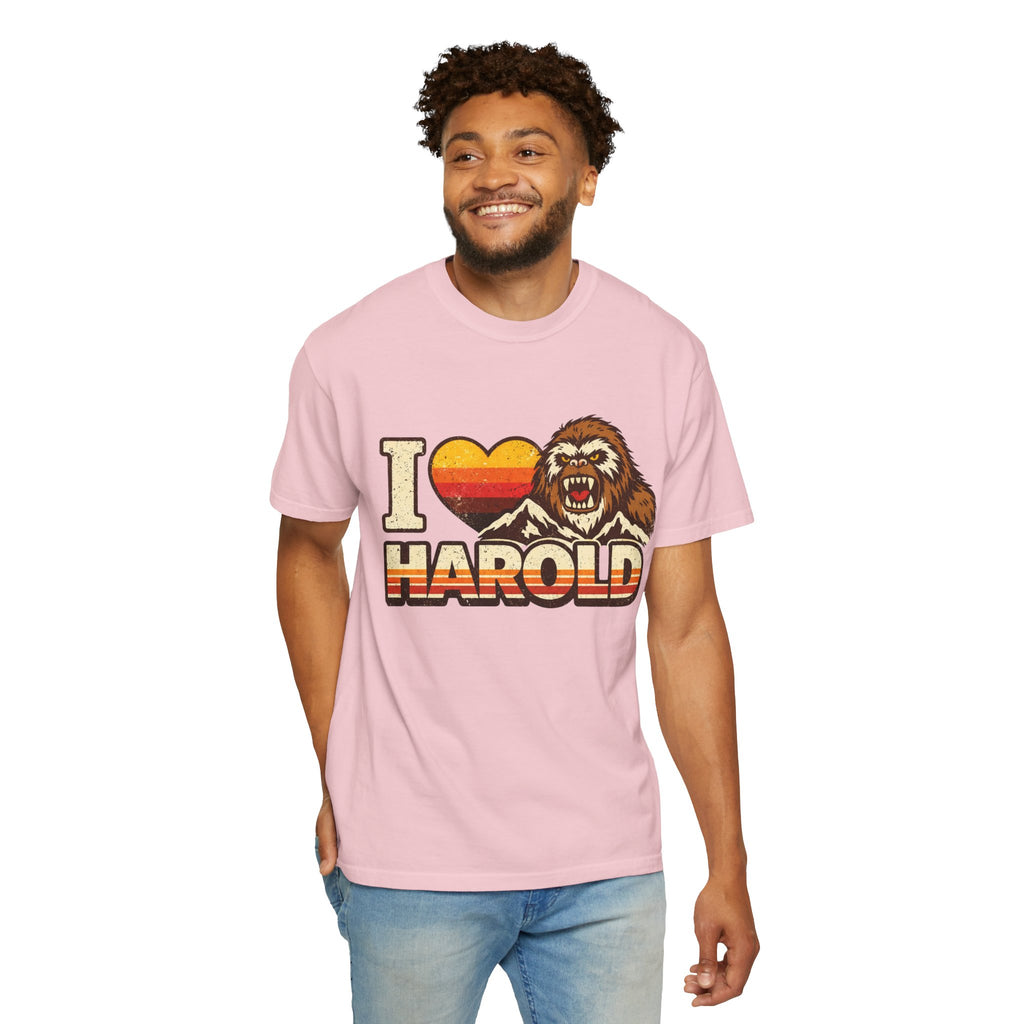 I Heart Harold T-Shirt — Retro Bigfoot/Sasquatch Graphic Tee