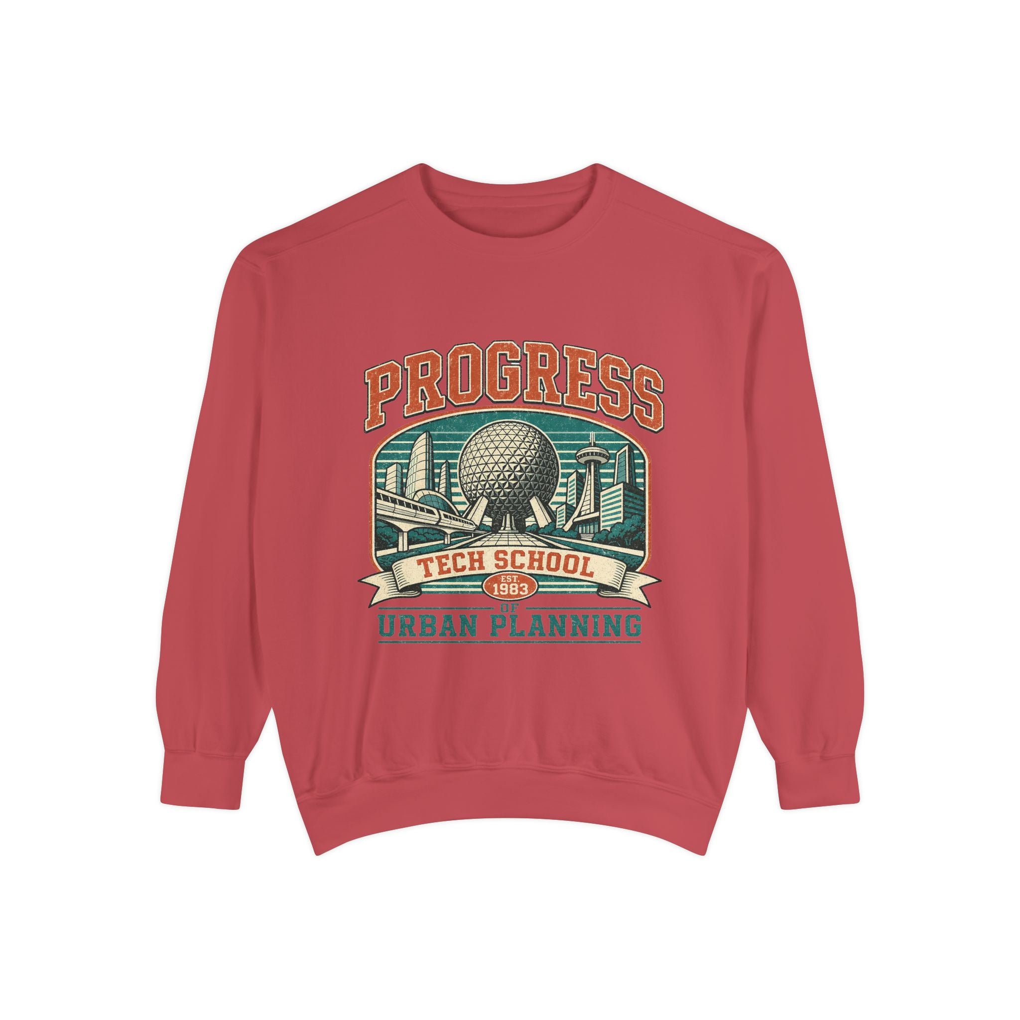 Copy of Urban Planning Tech School T-Shirt — "Progress" Vintage Campus Graphic Tee