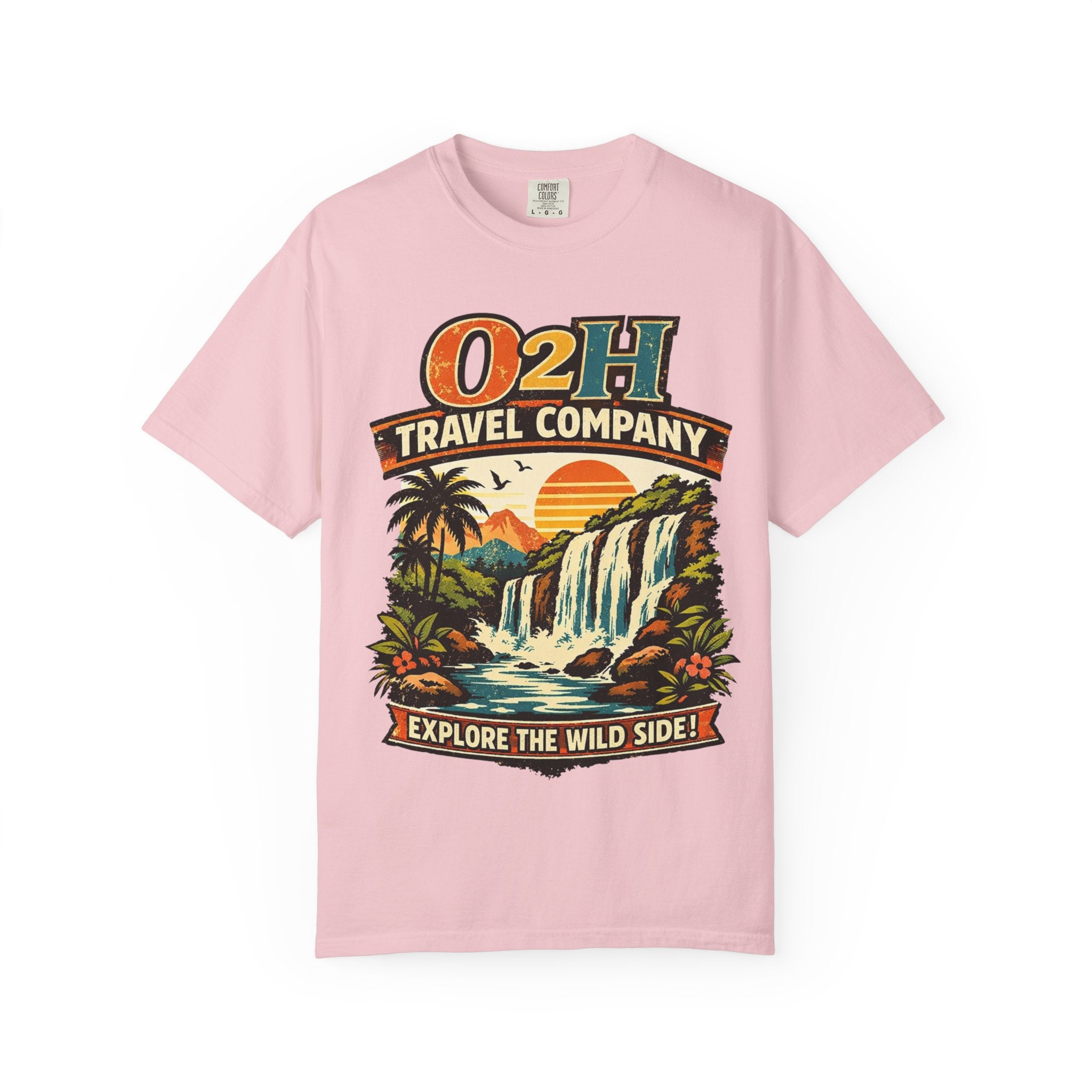 Travel Company T-Shirt — "O2H Travel Company: Explore the Wild Side" Vintage Adventure Tee