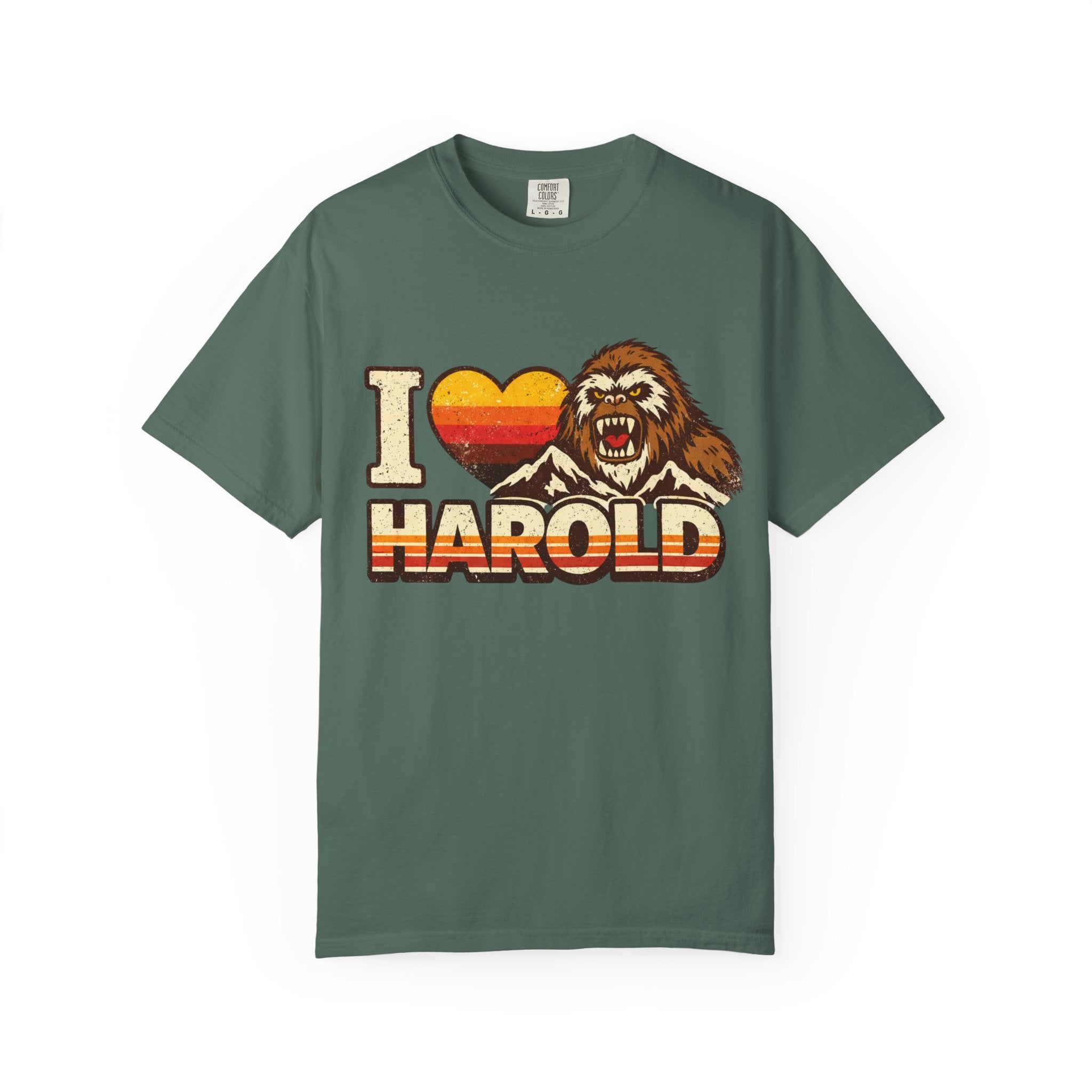 I Heart Harold T-Shirt — Retro Bigfoot/Sasquatch Graphic Tee