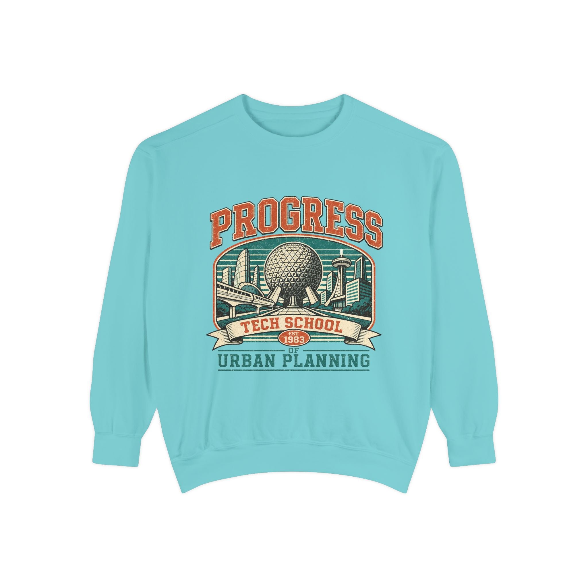 Copy of Urban Planning Tech School T-Shirt — "Progress" Vintage Campus Graphic Tee