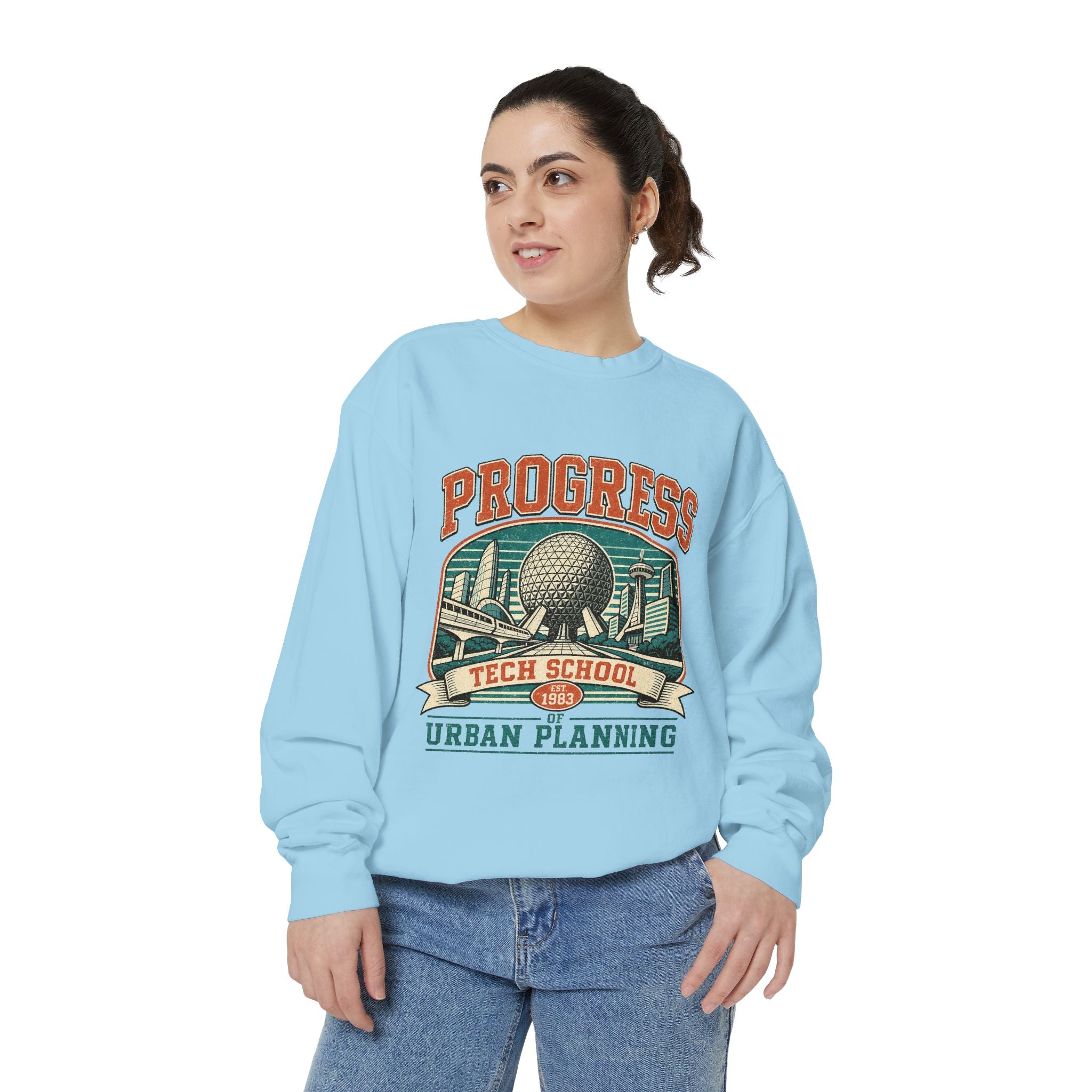 Copy of Urban Planning Tech School T-Shirt — "Progress" Vintage Campus Graphic Tee