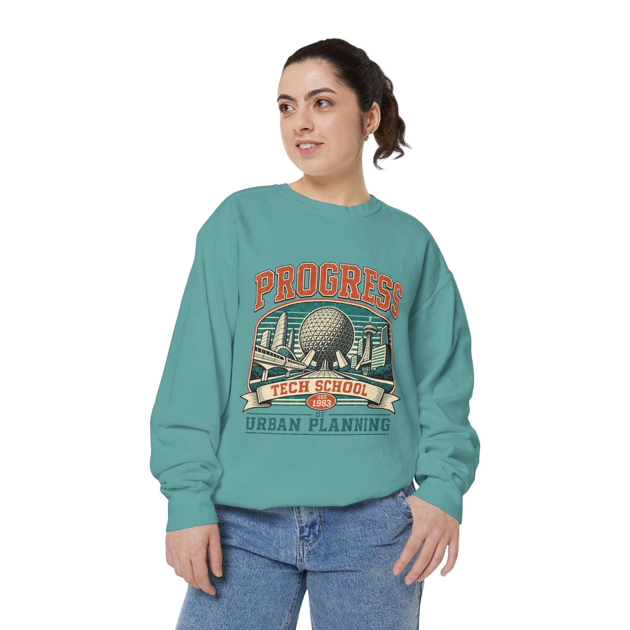 Copy of Urban Planning Tech School T-Shirt — "Progress" Vintage Campus Graphic Tee
