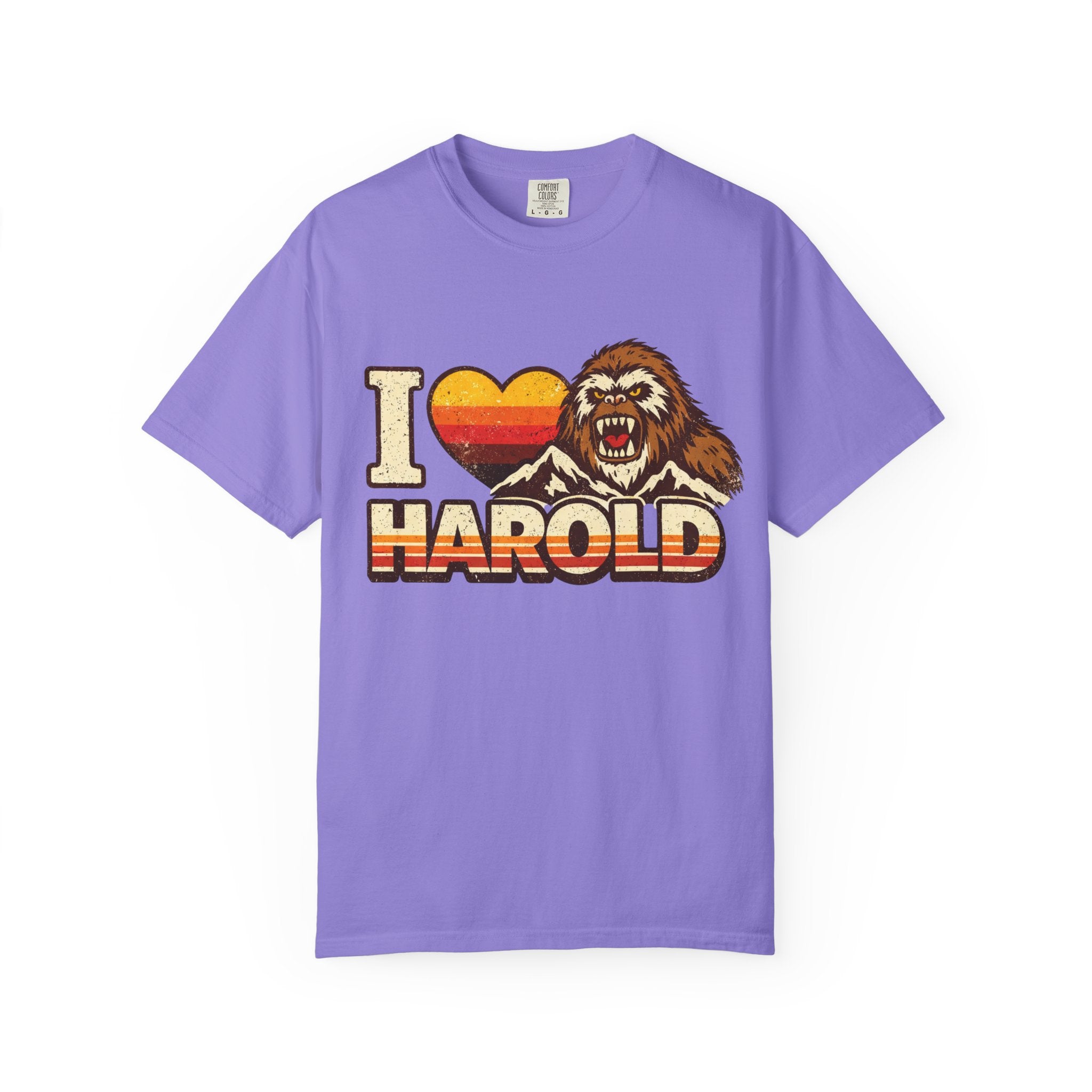 I Heart Harold T-Shirt — Retro Bigfoot/Sasquatch Graphic Tee