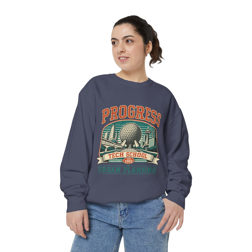 Copy of Urban Planning Tech School T-Shirt — "Progress" Vintage Campus Graphic Tee