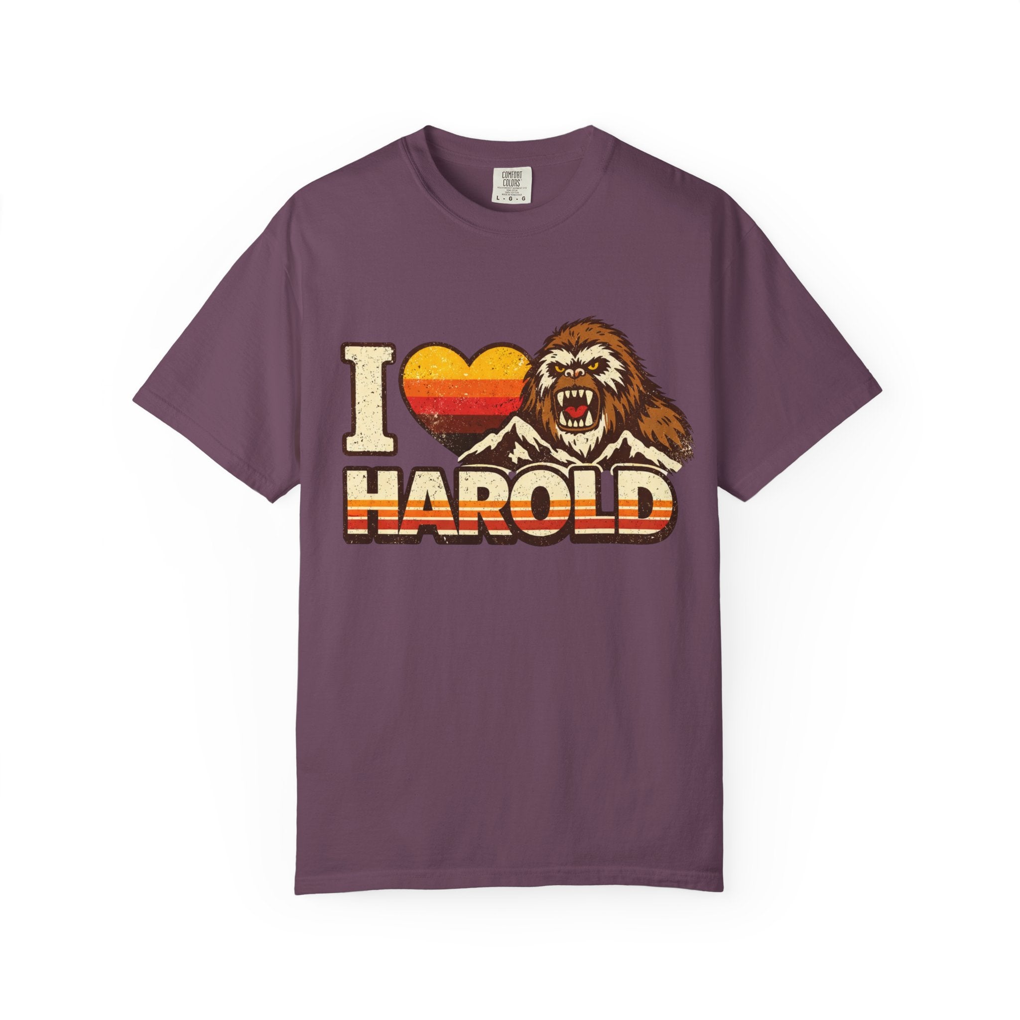 I Heart Harold T-Shirt — Retro Bigfoot/Sasquatch Graphic Tee