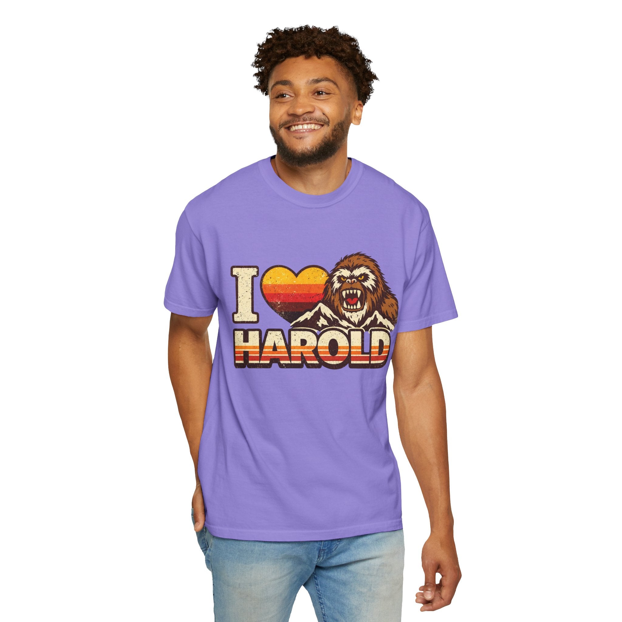 I Heart Harold T-Shirt — Retro Bigfoot/Sasquatch Graphic Tee